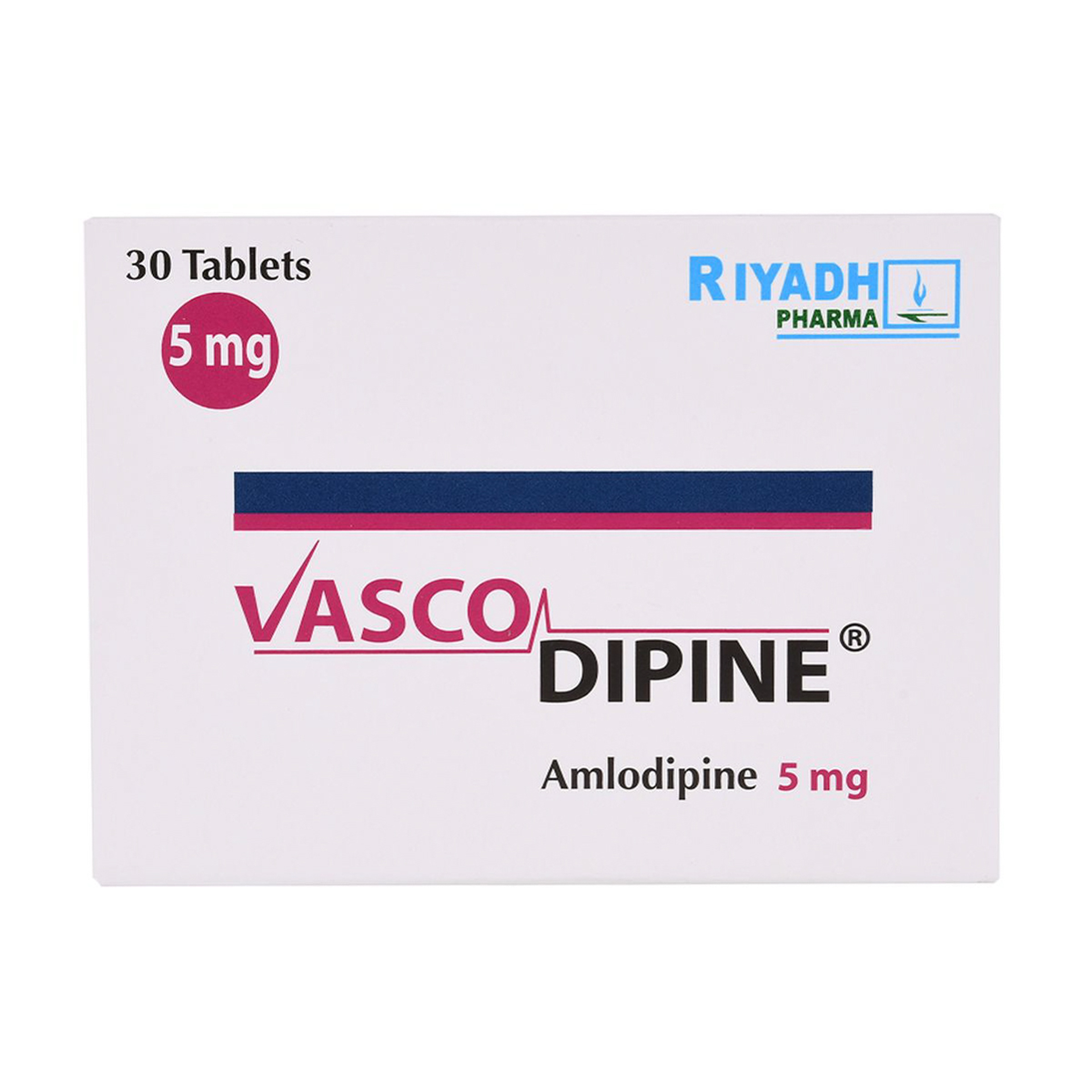 Vascodipine 5Mg - 30 Tables