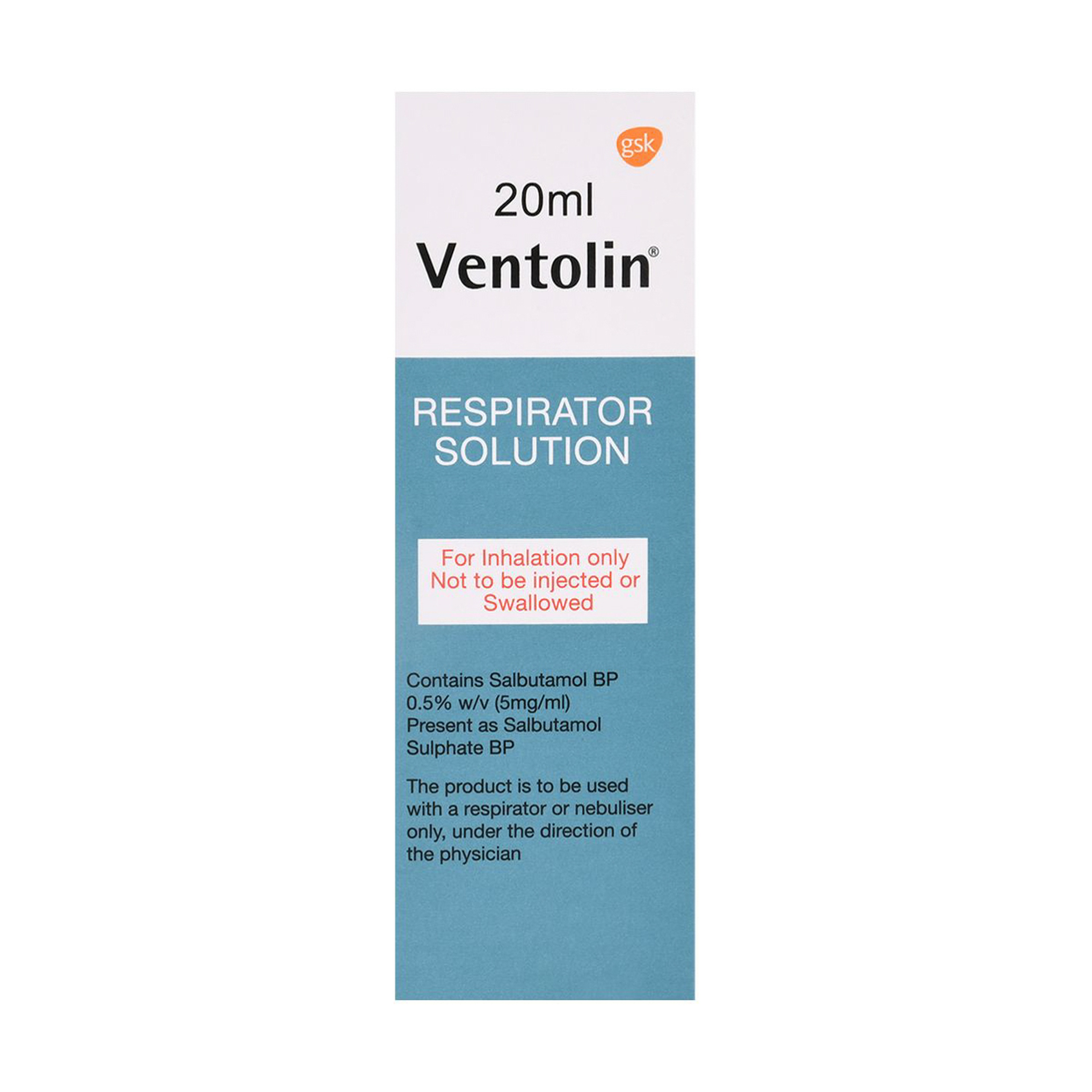 Ventolin 0.05% Inhaler Solution 20Ml