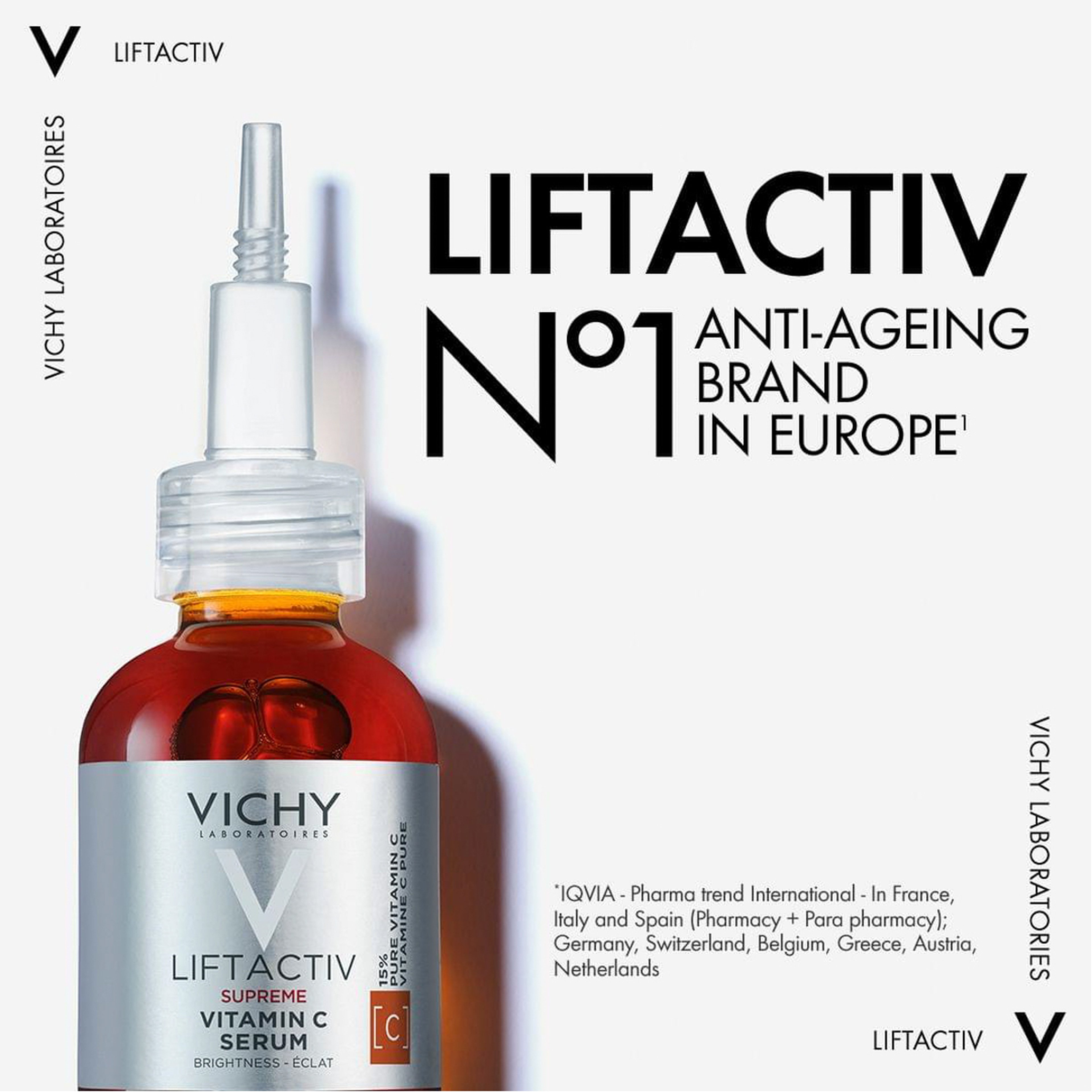 Vichy Liftactiv Vitamin C 15% Serum For Anti Aging & Brightening 20Ml