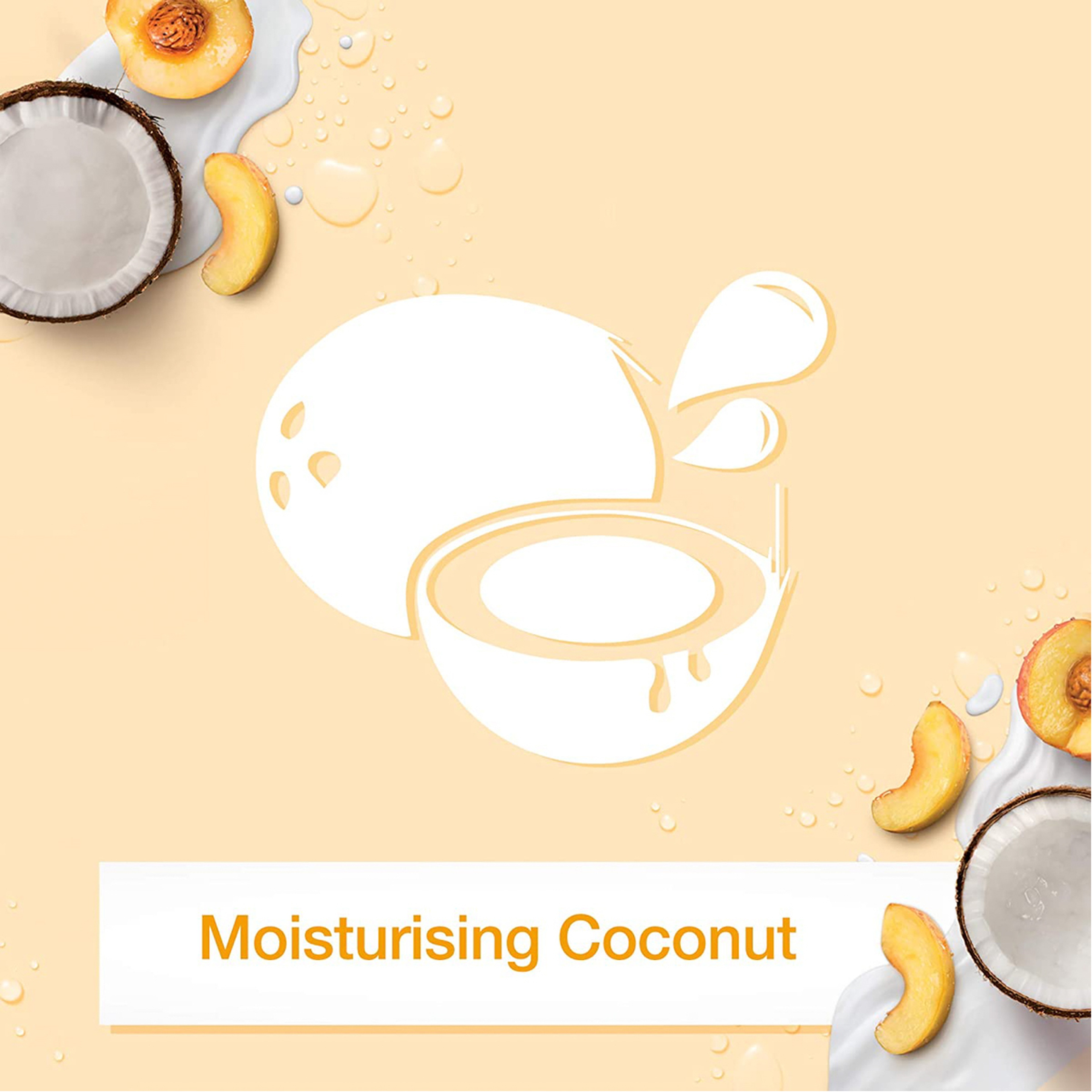 Vita-Rich Indulging Body Wash Yogurt, Peach & Coconut 400 Ml