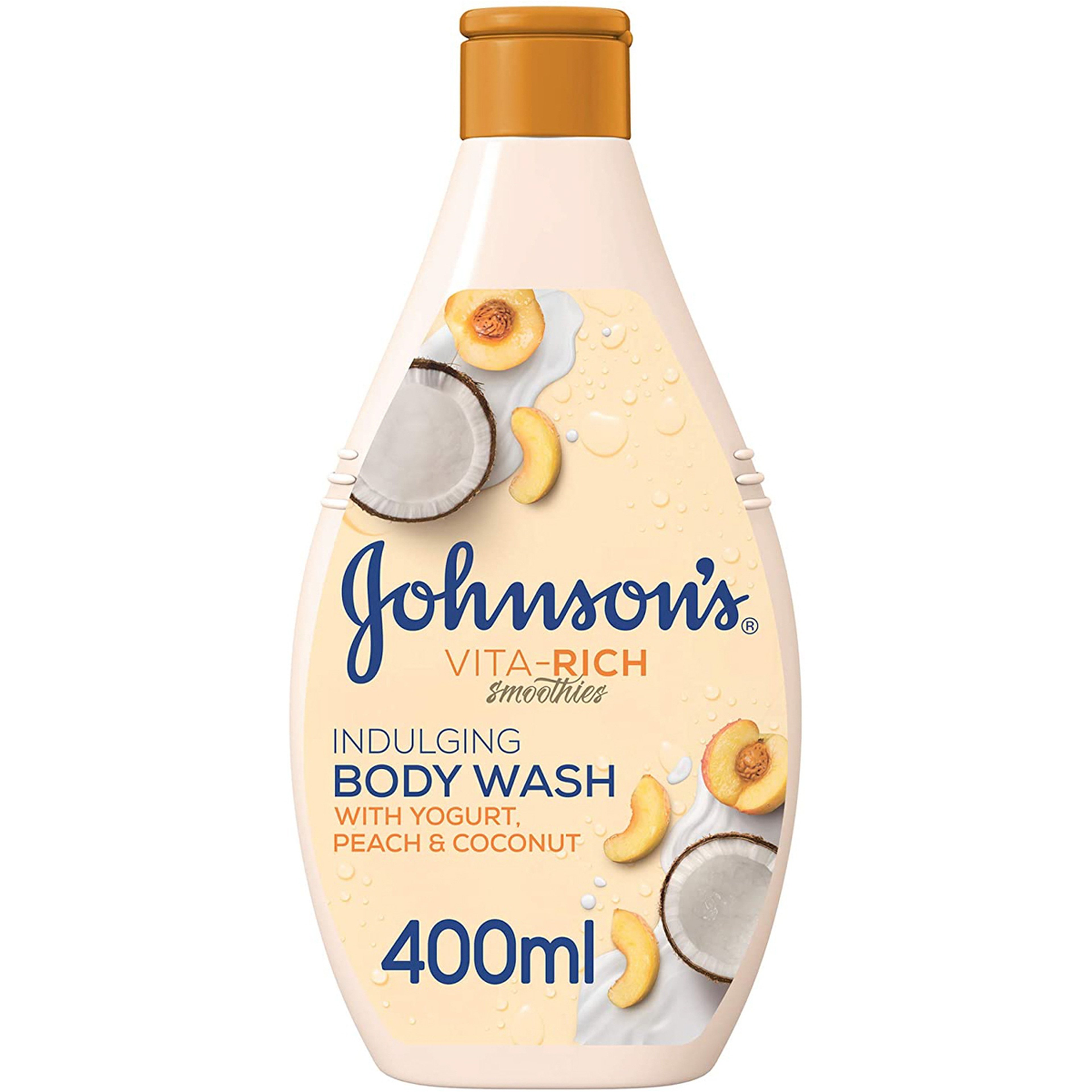 Vita-Rich Indulging Body Wash Yogurt, Peach & Coconut 400 Ml
