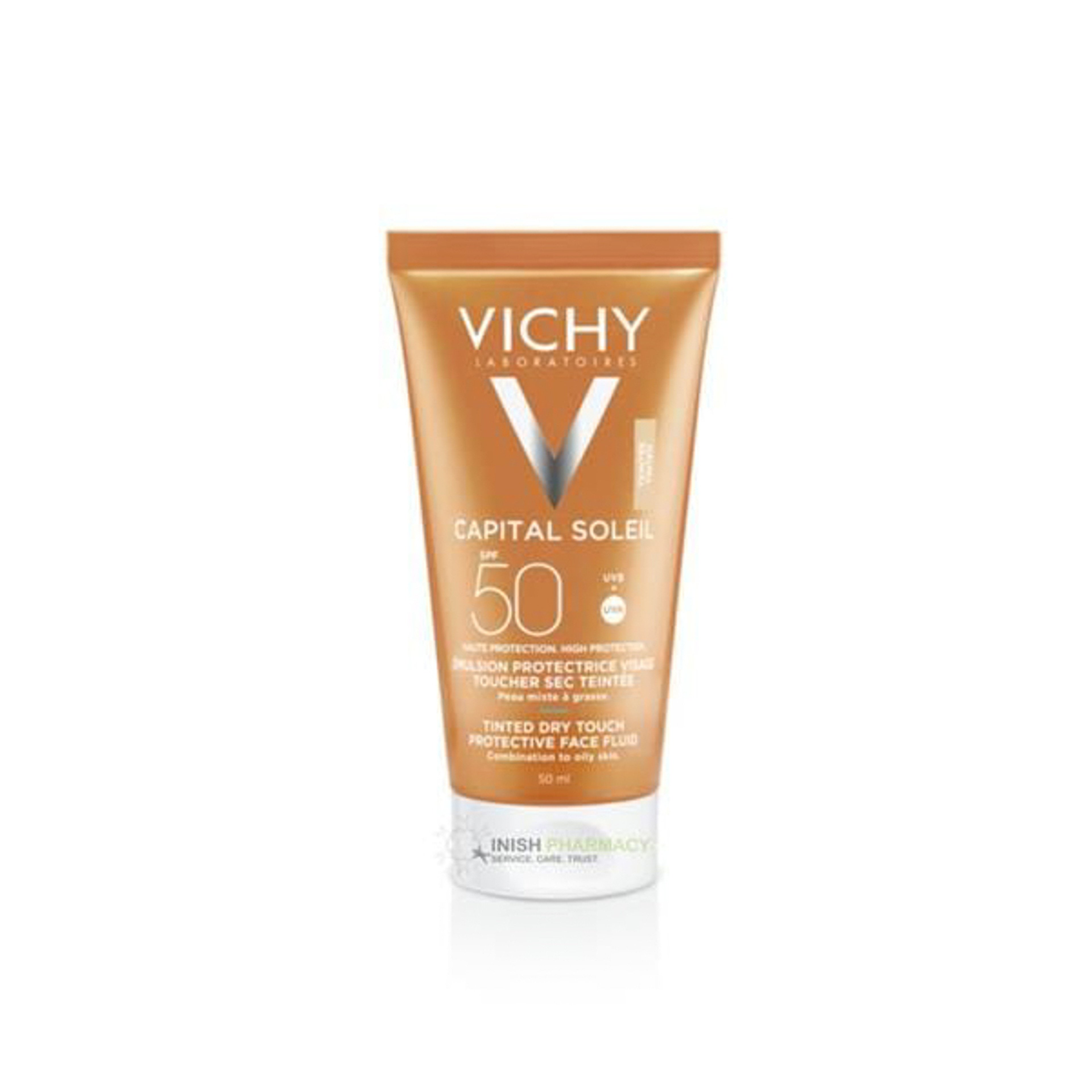 Vichy Capital Soleil Capillary Emulsion Dry Touch Spf 50 - 50 Gm