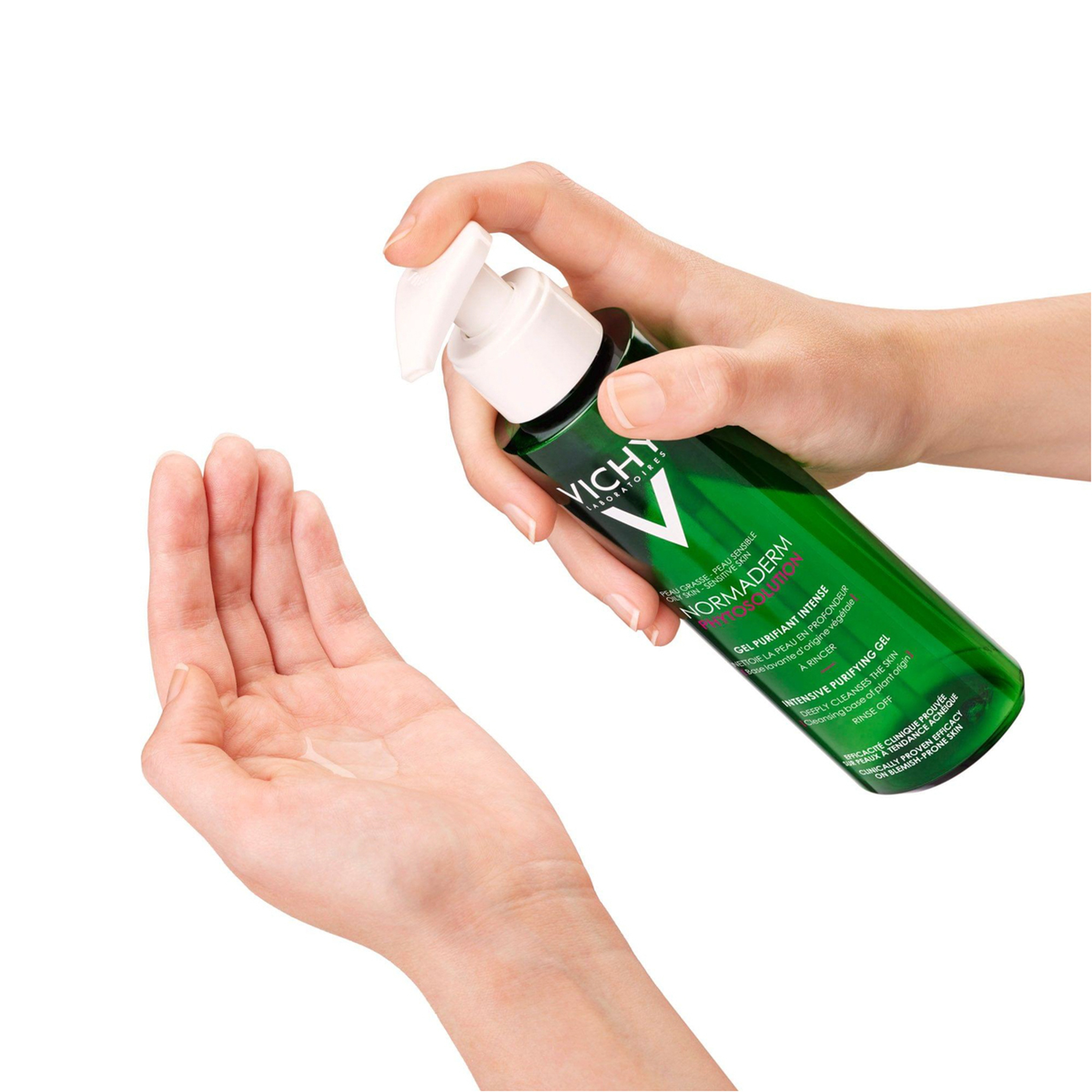 Vichy Normaderm Phytosolution Face Cleansing Gel For Oily/Acne-Prone Skin With Salicylic Acid 400Ml