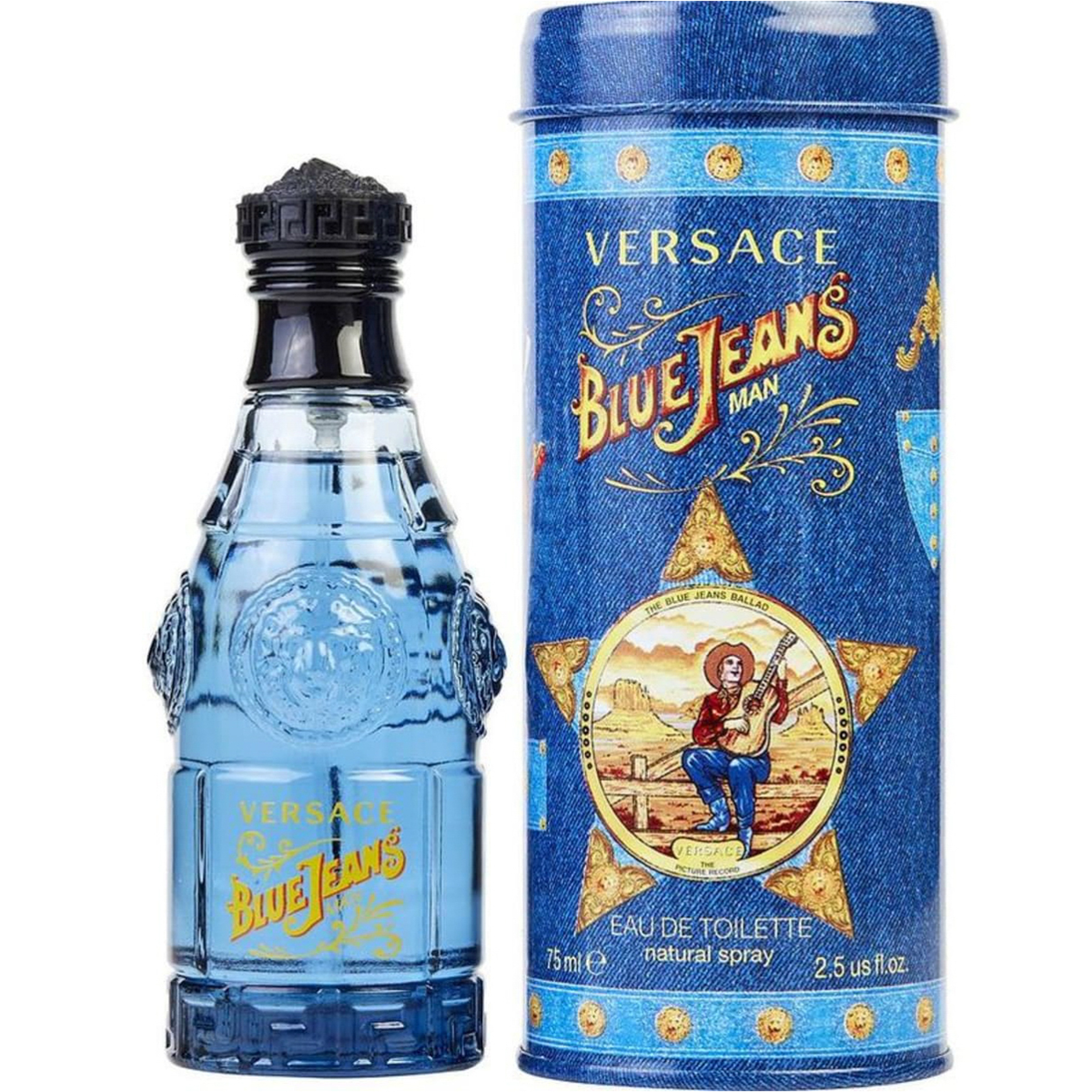 Versace Blue Jeans Man Eau De Toilette For Men - 75 Ml