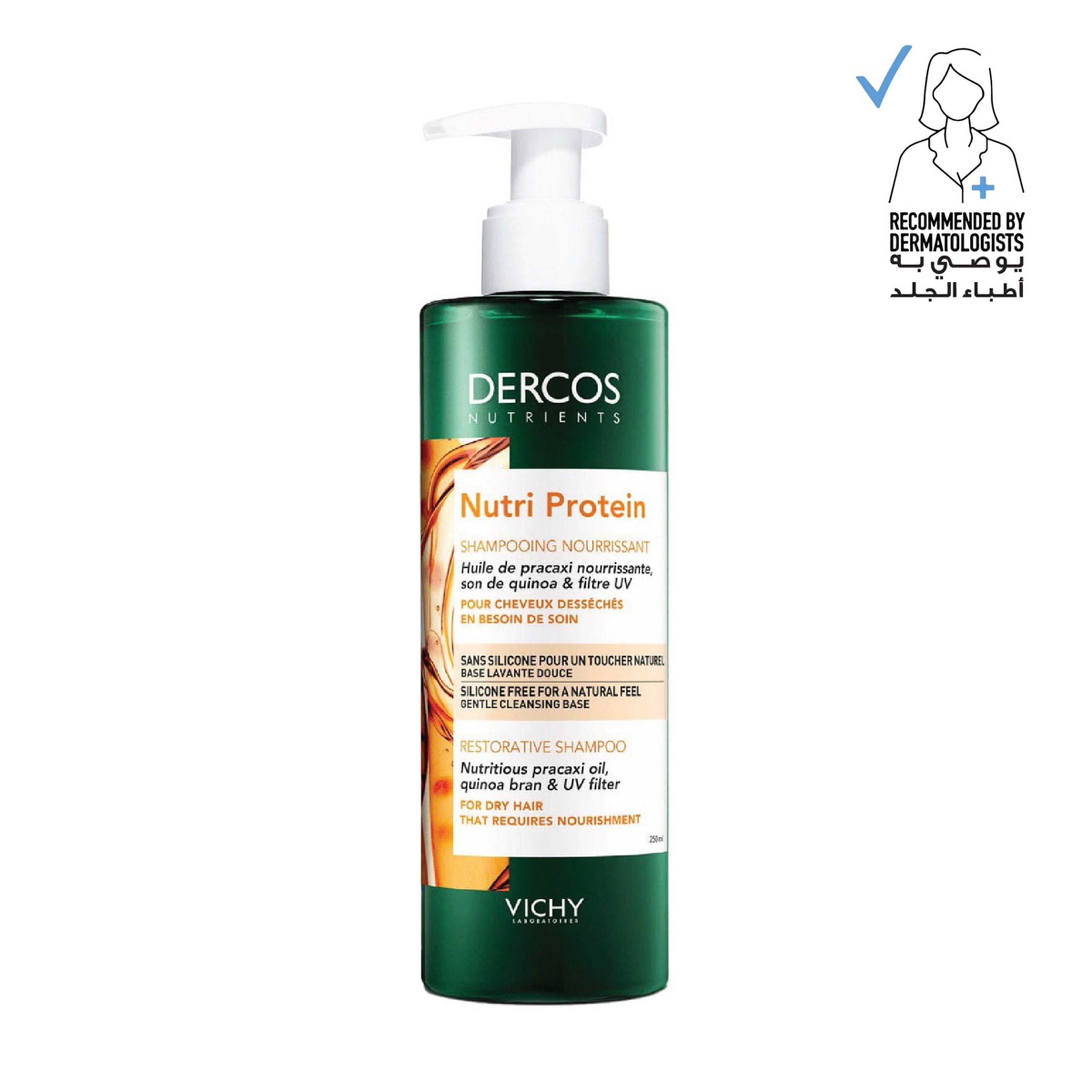 Vichy Dercos Nutrients Protein Shampoo 250Ml