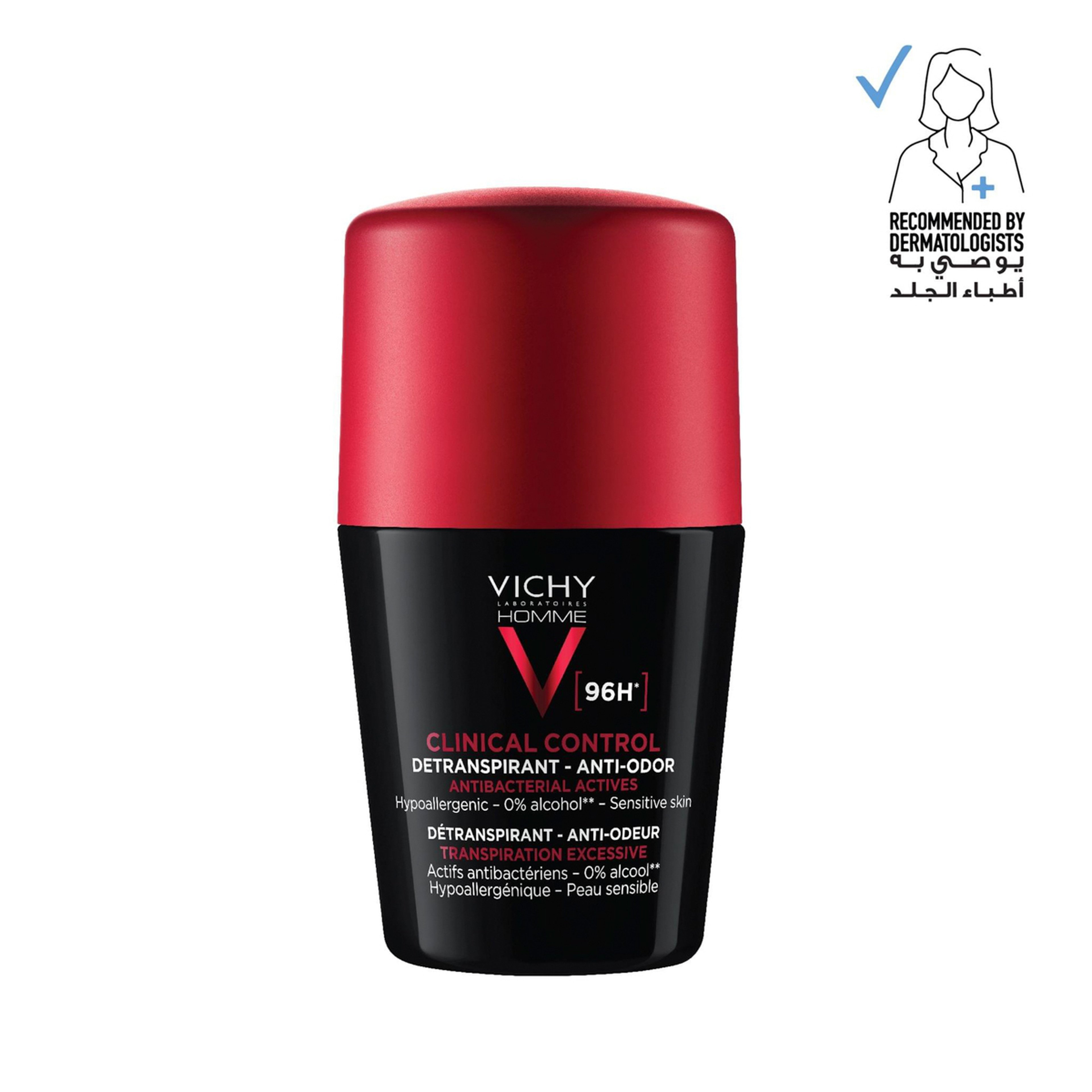 Vichy Clinical Control 96H Deodorant For Men 50Ml