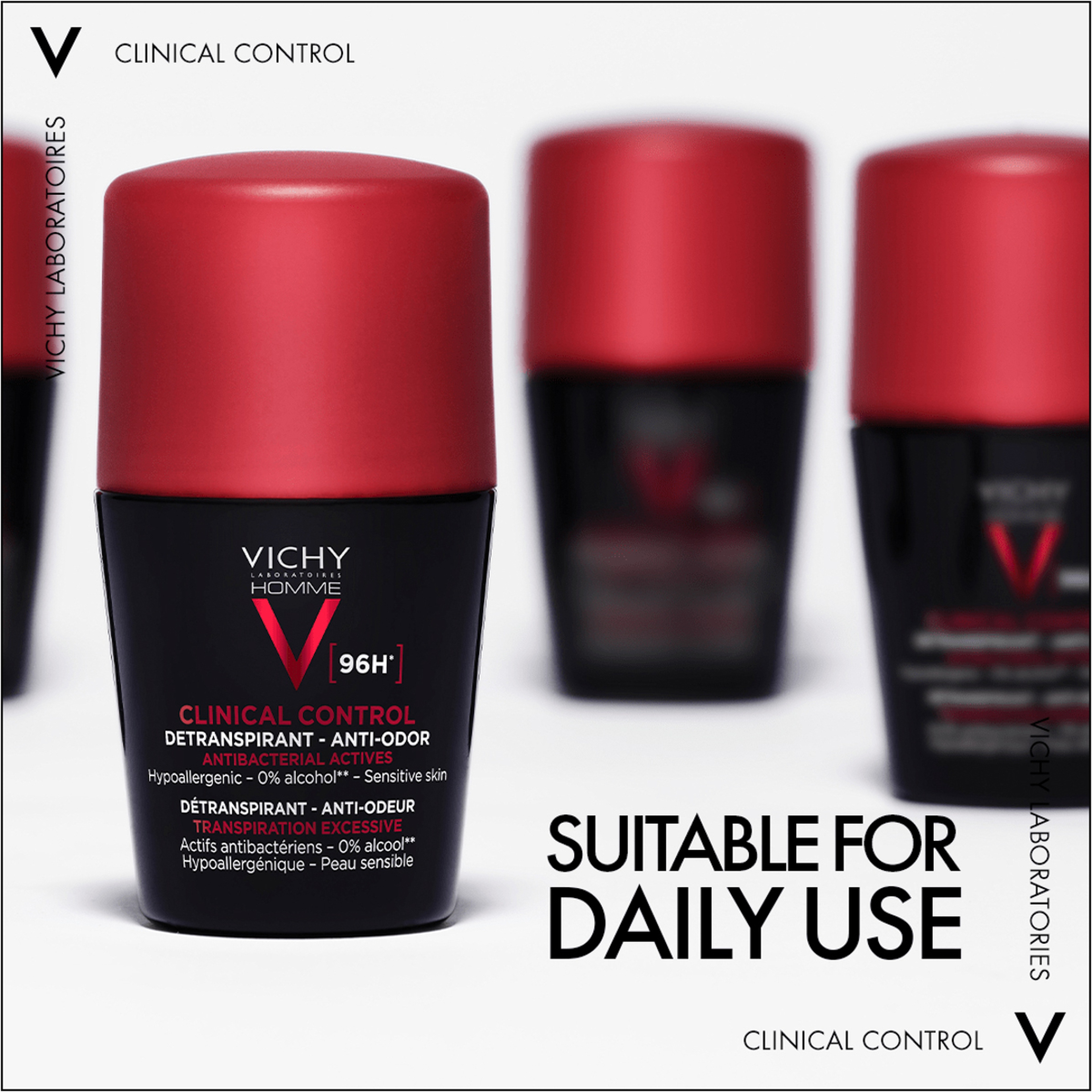 Vichy Clinical Control 96H Deodorant For Men 50Ml