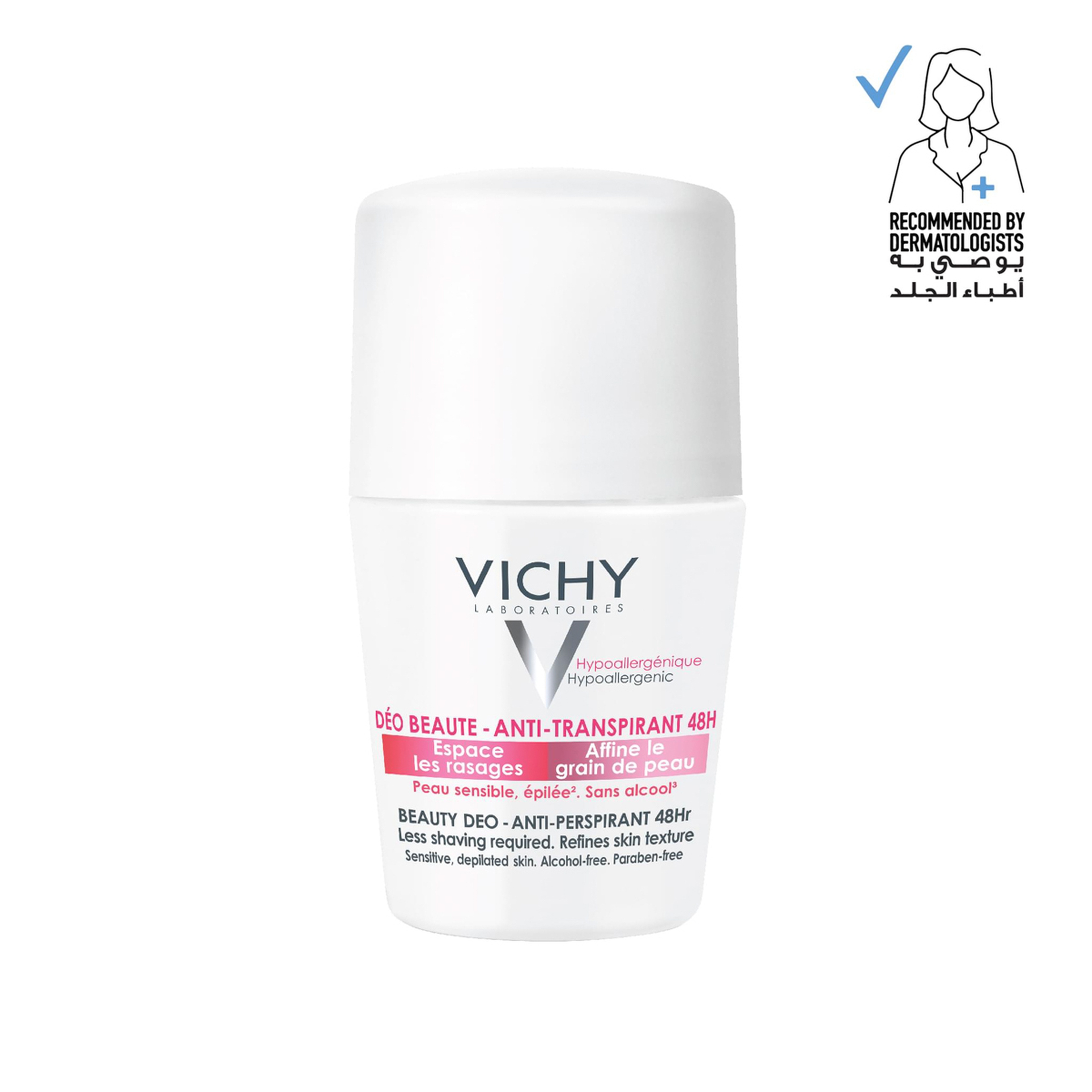 Vichy Beauty Deo Women'S Deodorant Lasts For 48 Hours 50Ml