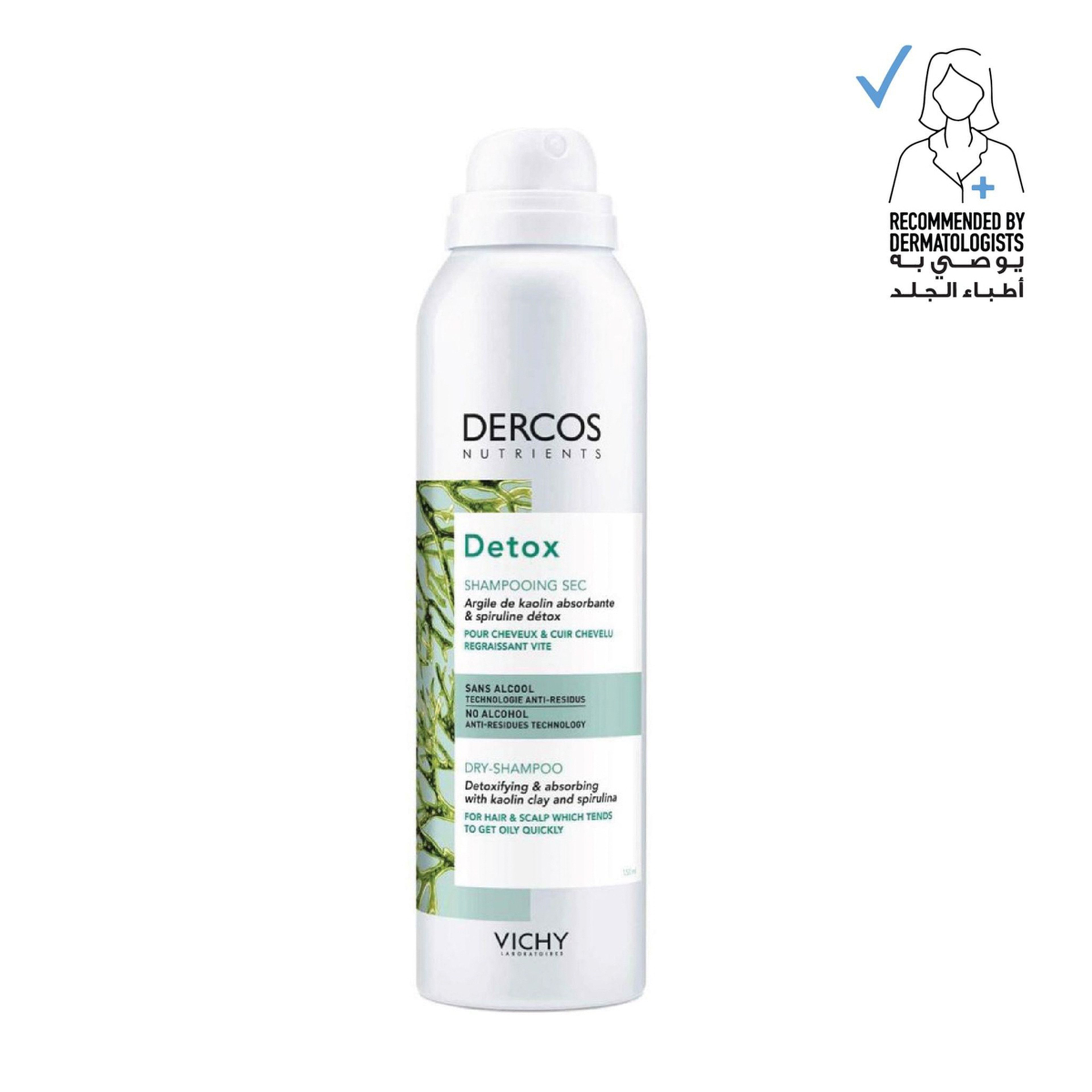 Vichy Dercos Nutrients Detox Dry Shampoo 150Ml