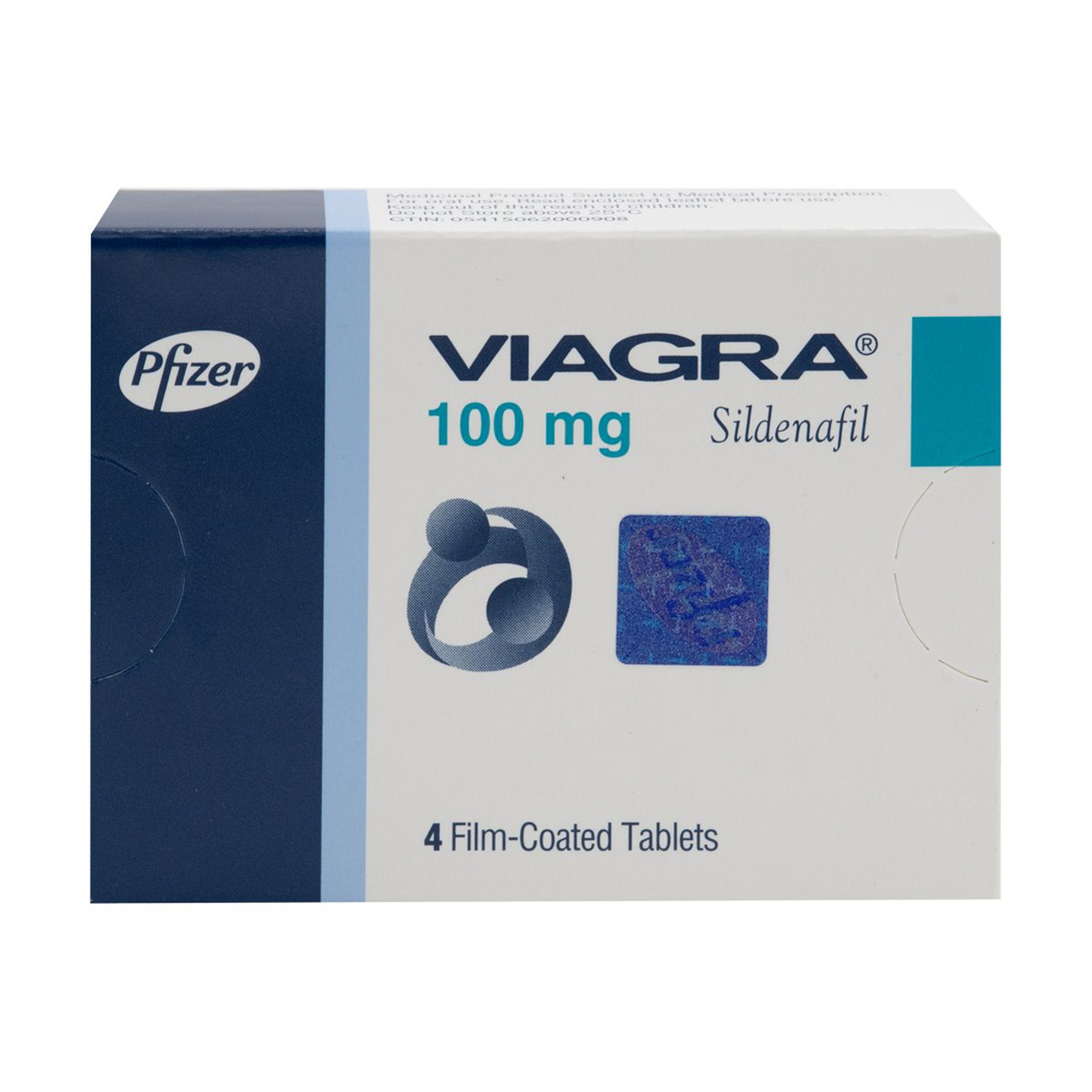 Viagra 100Mg - 4 Tablets