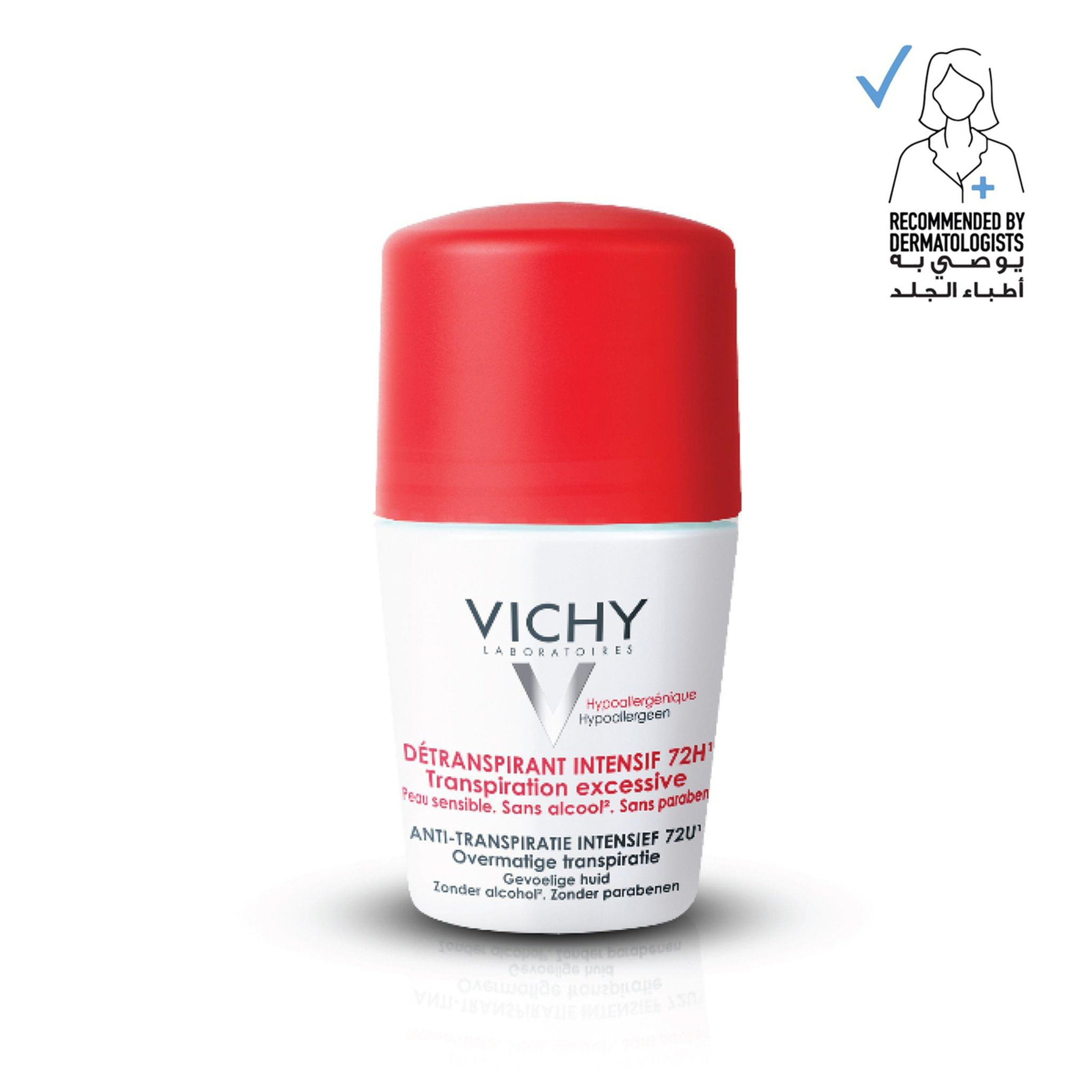 Vichy Intense Sweating Deodorant Under Pressure Lasts For 72 Hours 50Ml