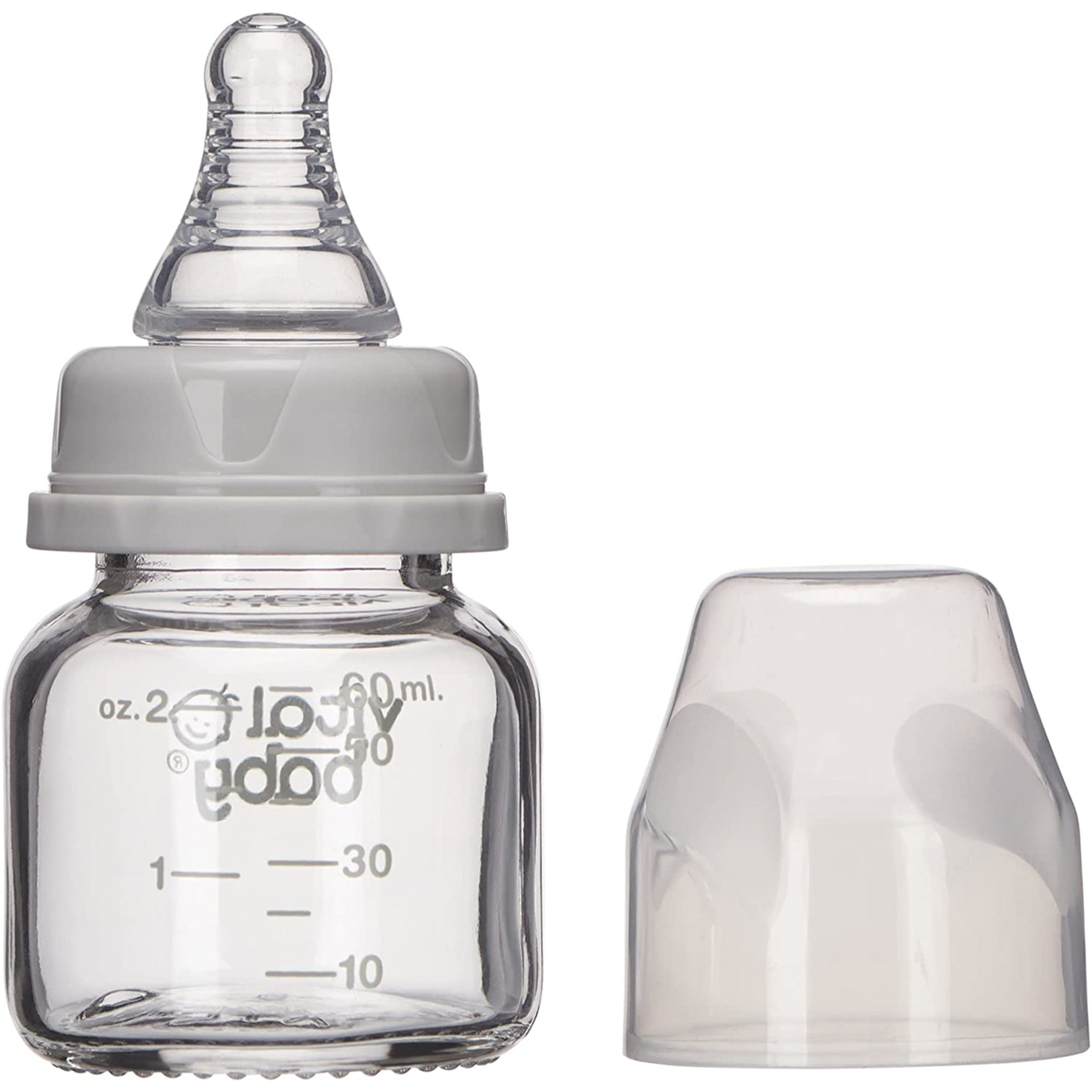 Vital Baby Glass Feeding Bottle 60Ml