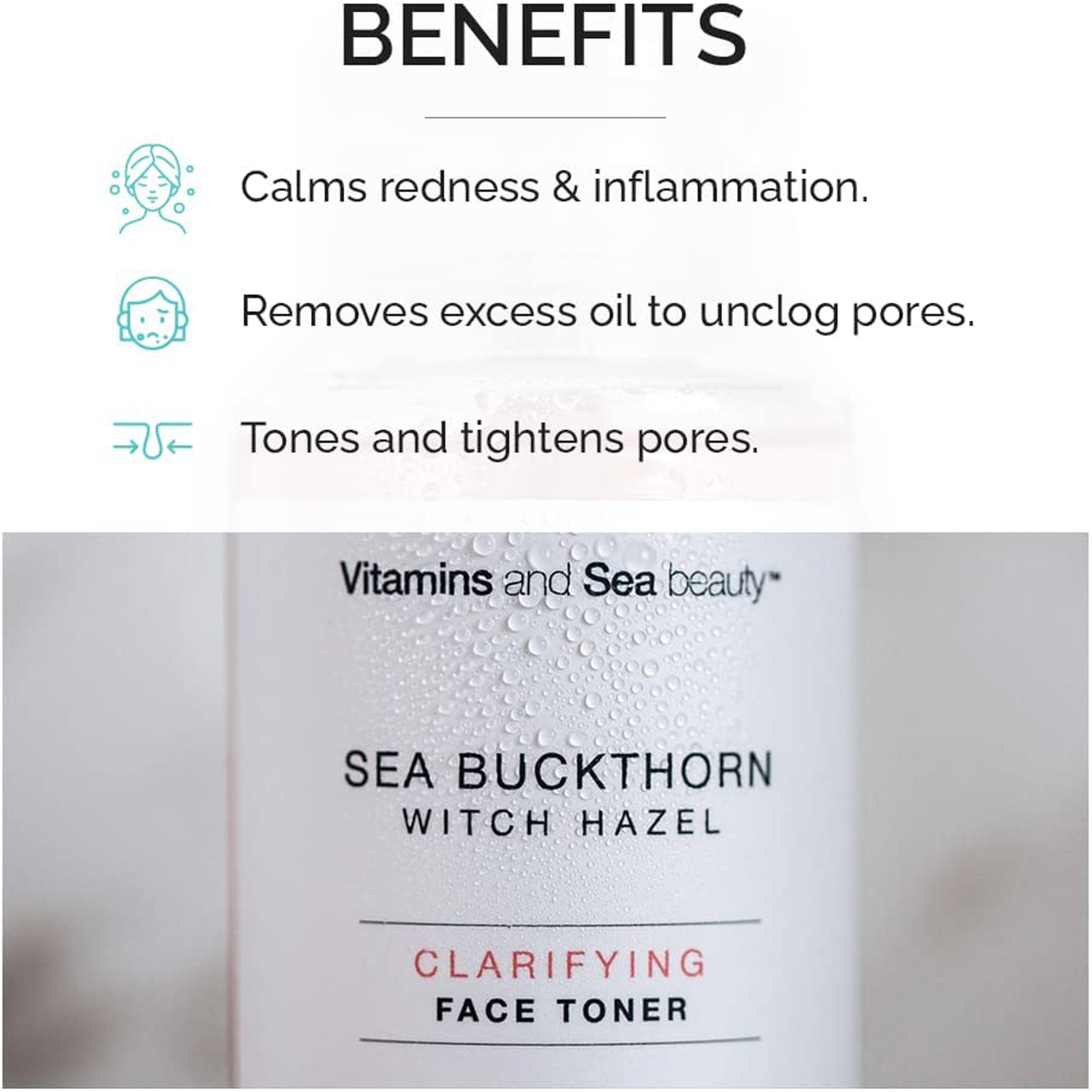 Vitamins And Sea Beauty, Witch Hazel Face Toner