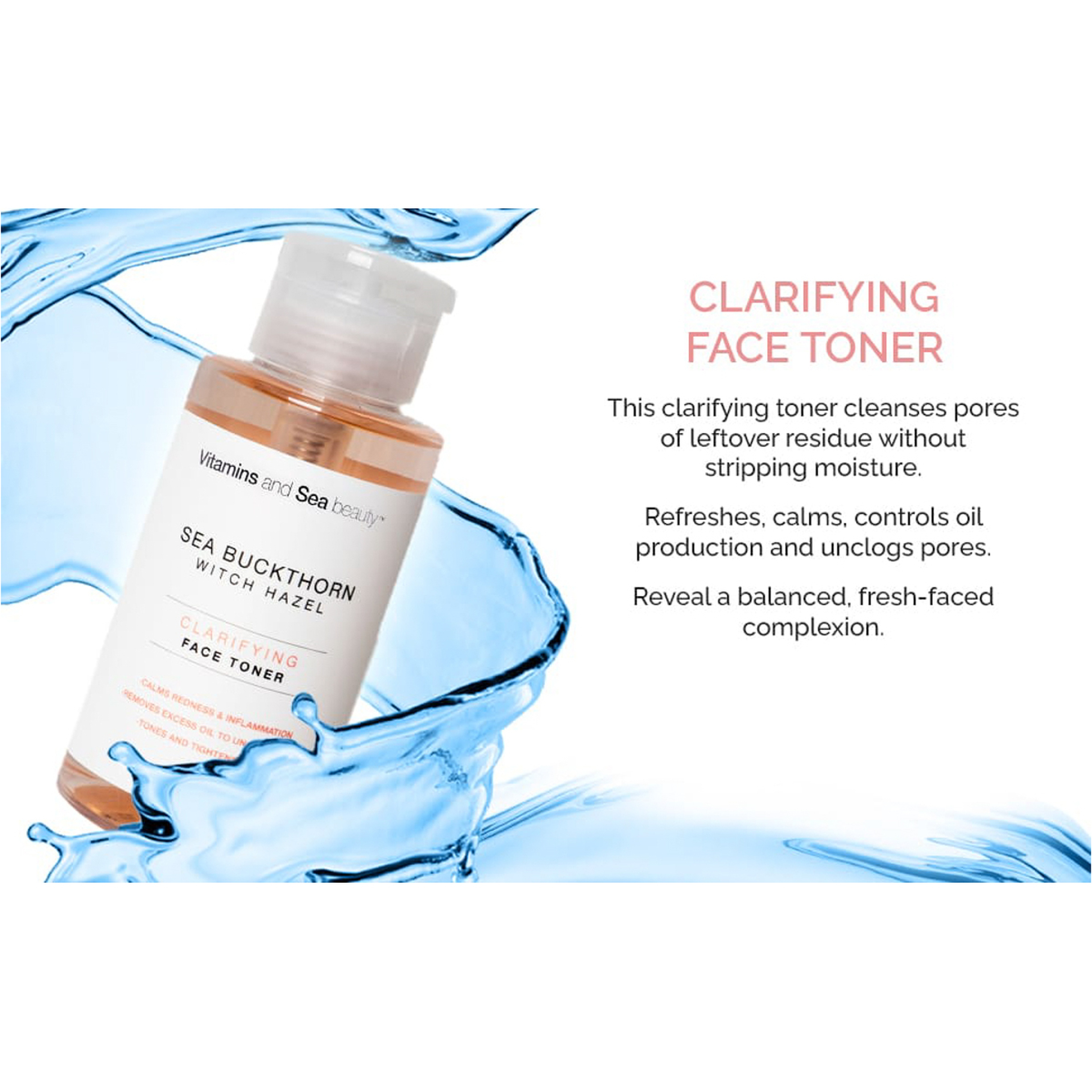 Vitamins And Sea Beauty, Witch Hazel Face Toner