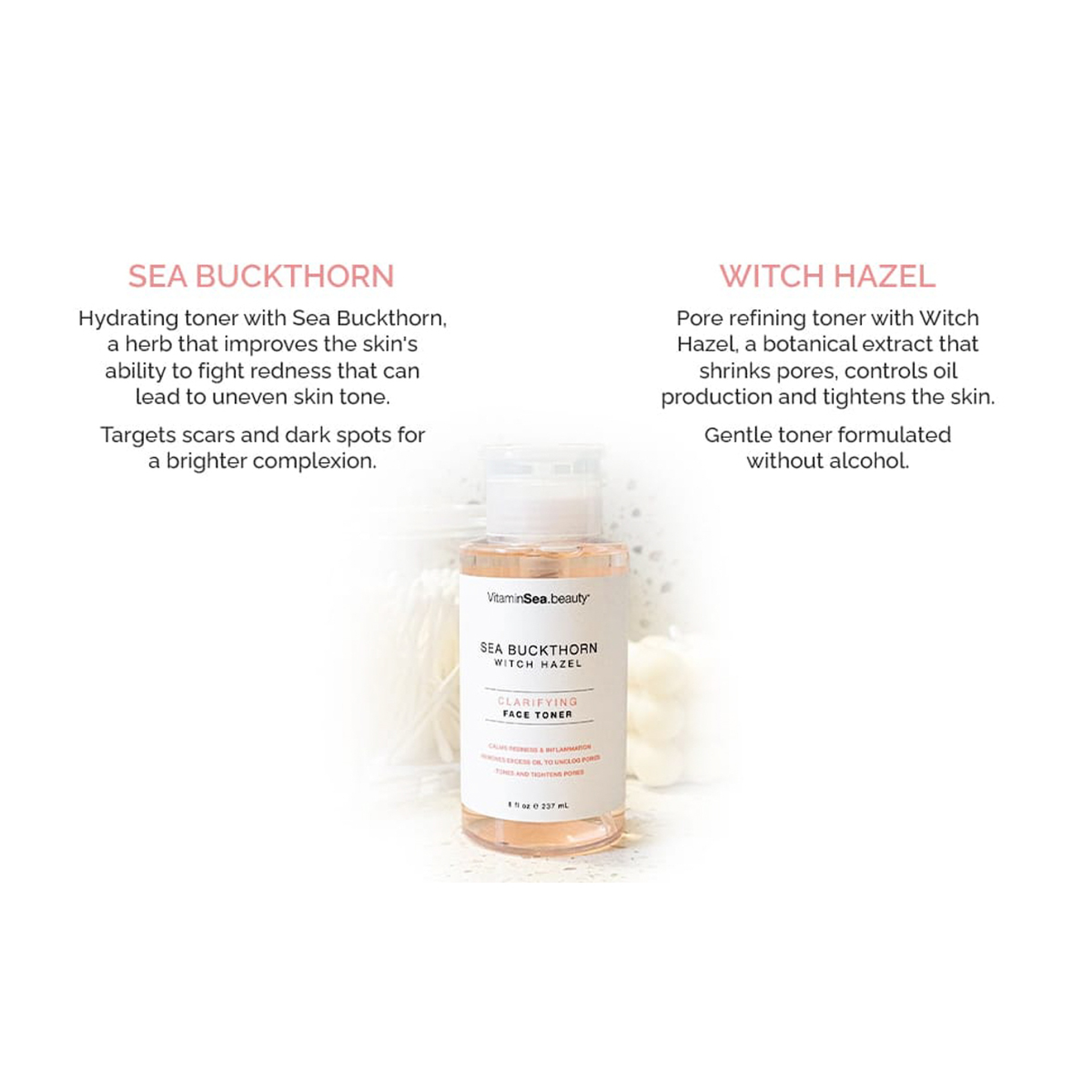 Vitamins And Sea Beauty, Witch Hazel Face Toner