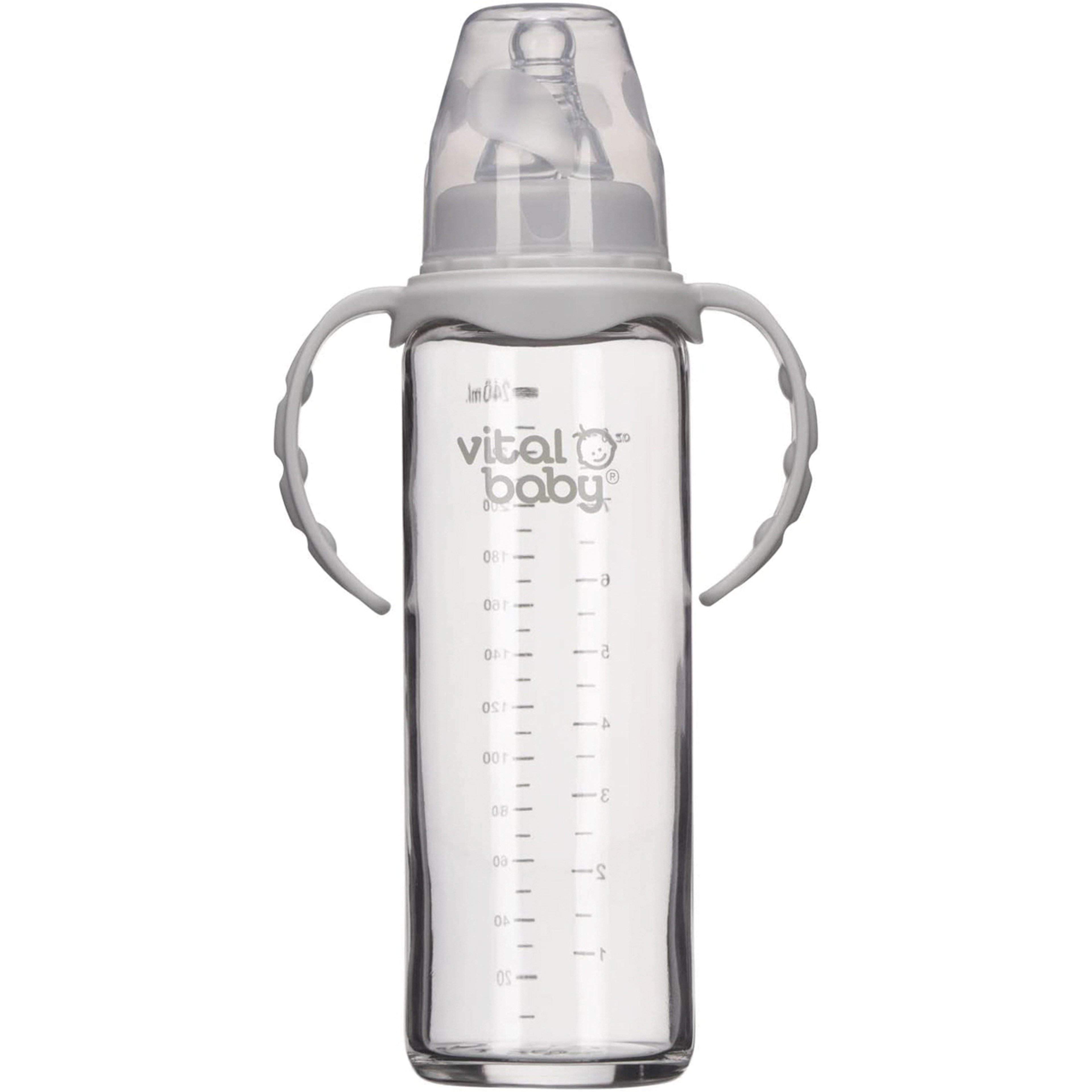 Vital Baby Feeding Bottle,Handles 240Ml