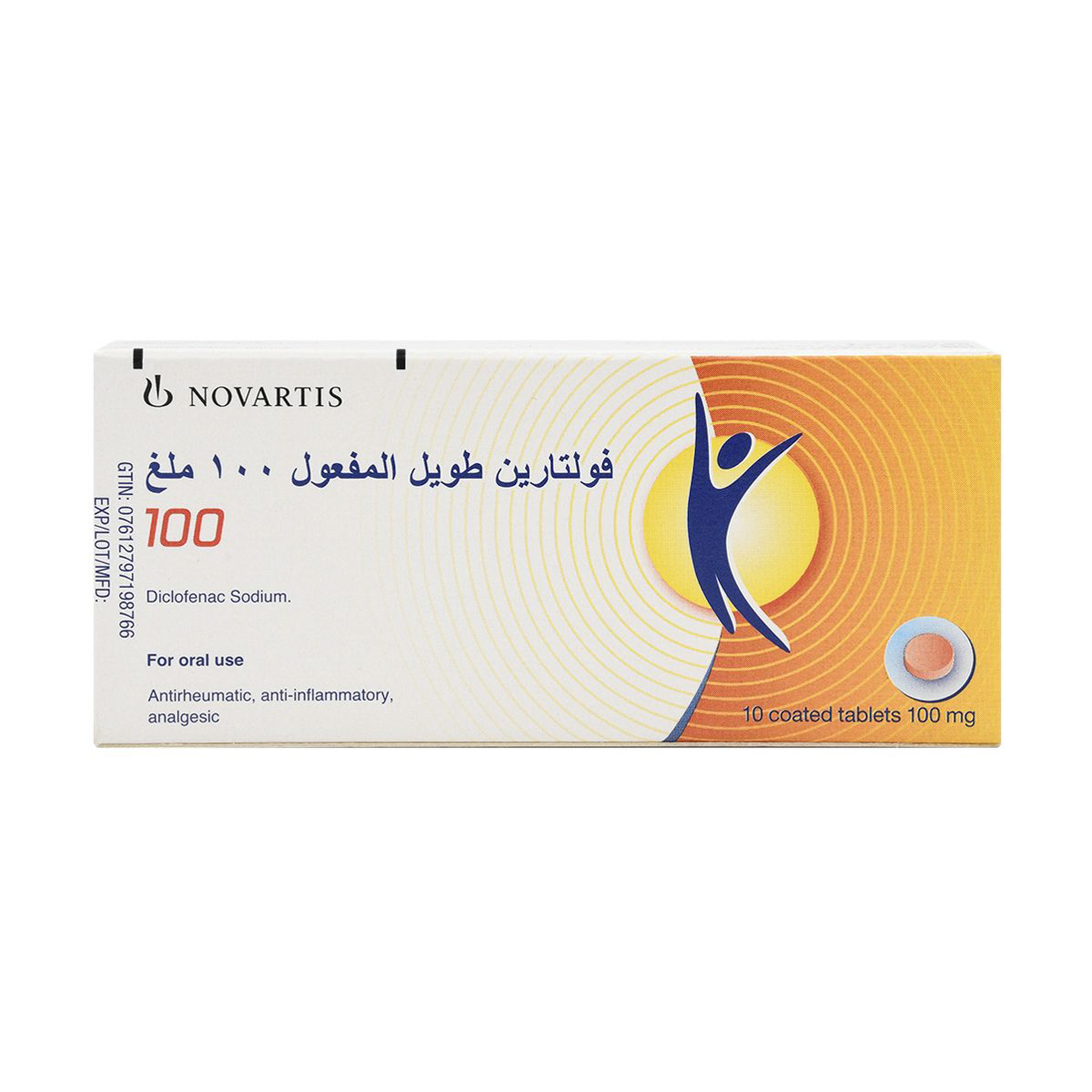 Voltaren-Retard 100 Mg - 10 Tablets