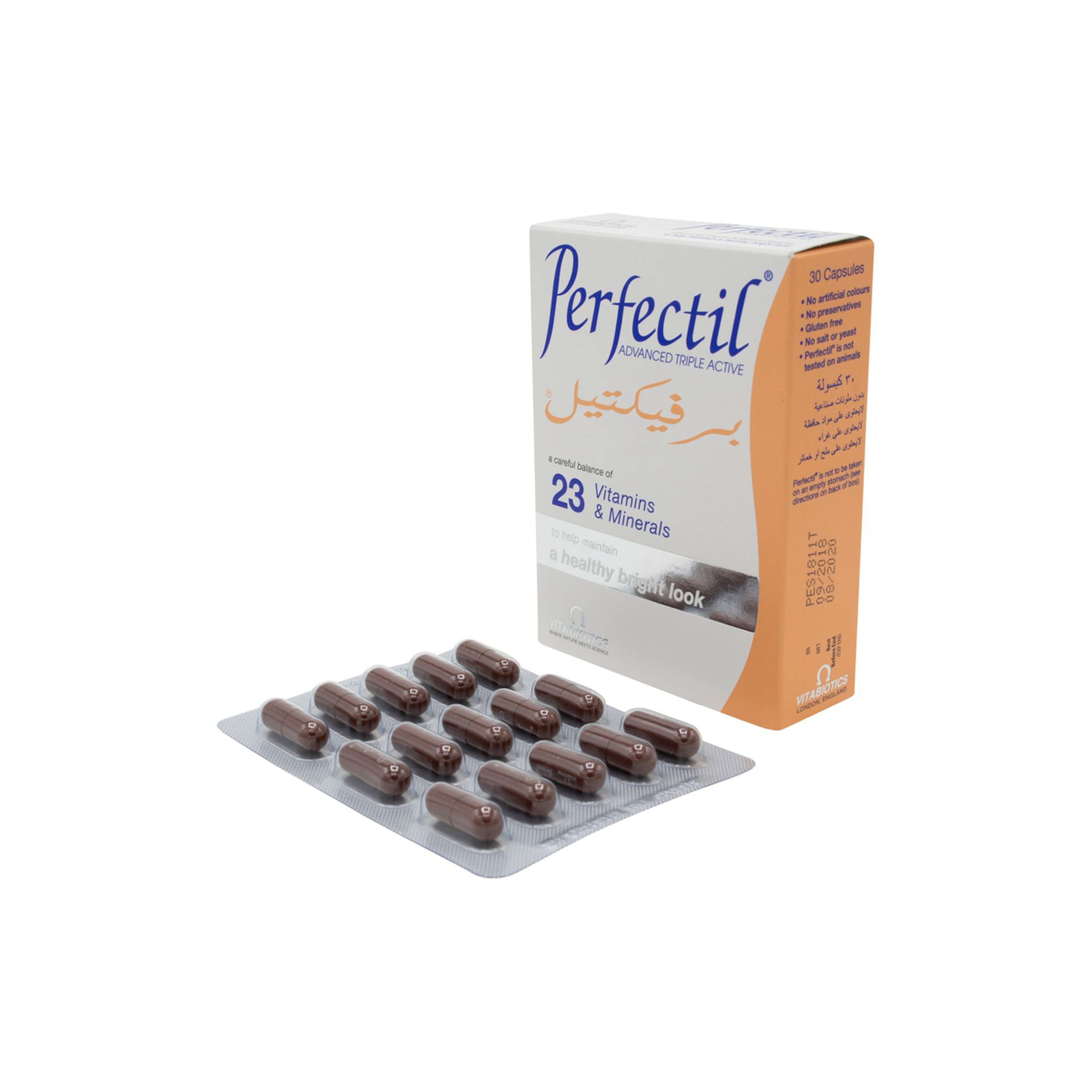 Vitabiotics Perfectil Advanced Triple Active Multivitamin & Multimineral 30 Capsules