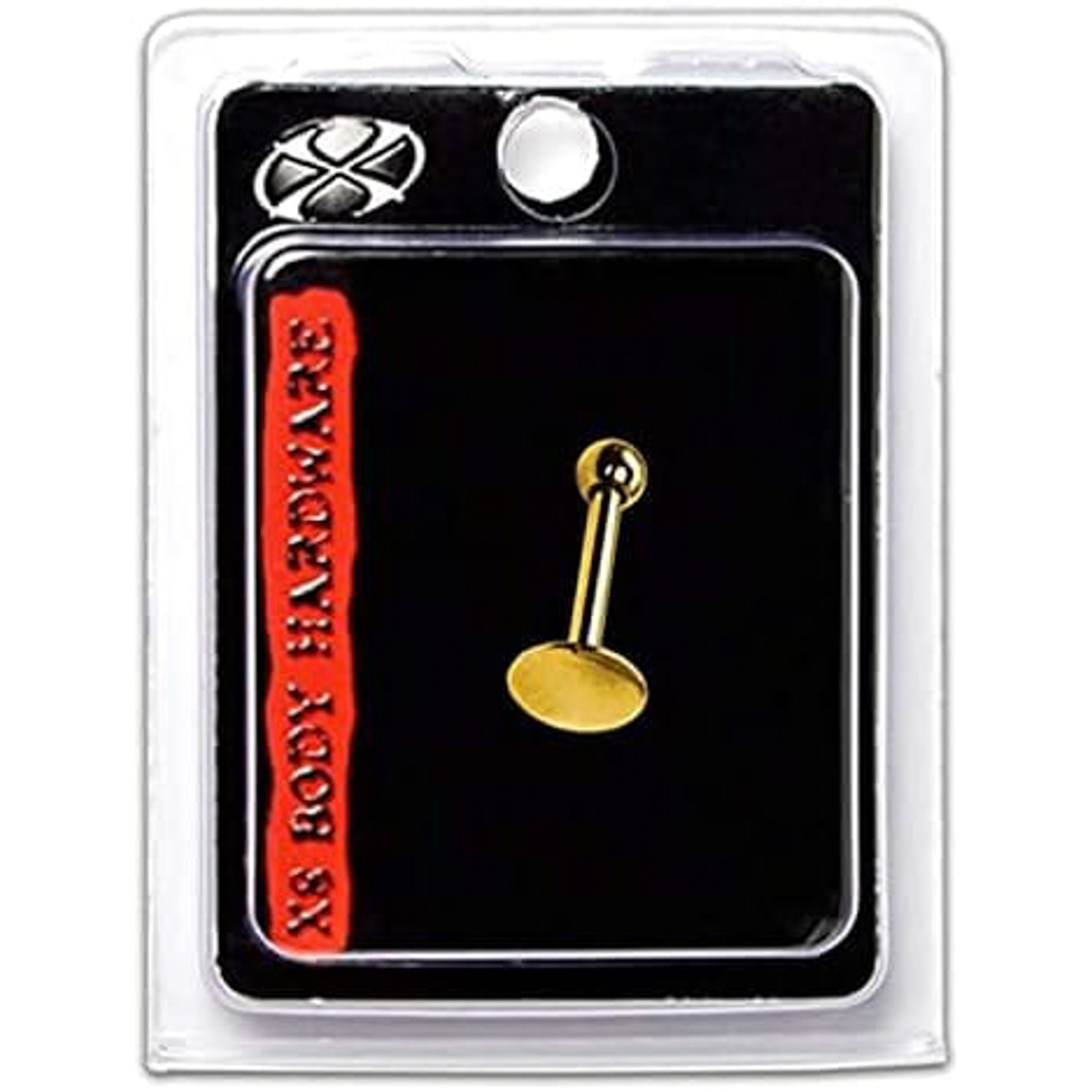 X8 Body Hardware 4350 Lip/Labret Gold