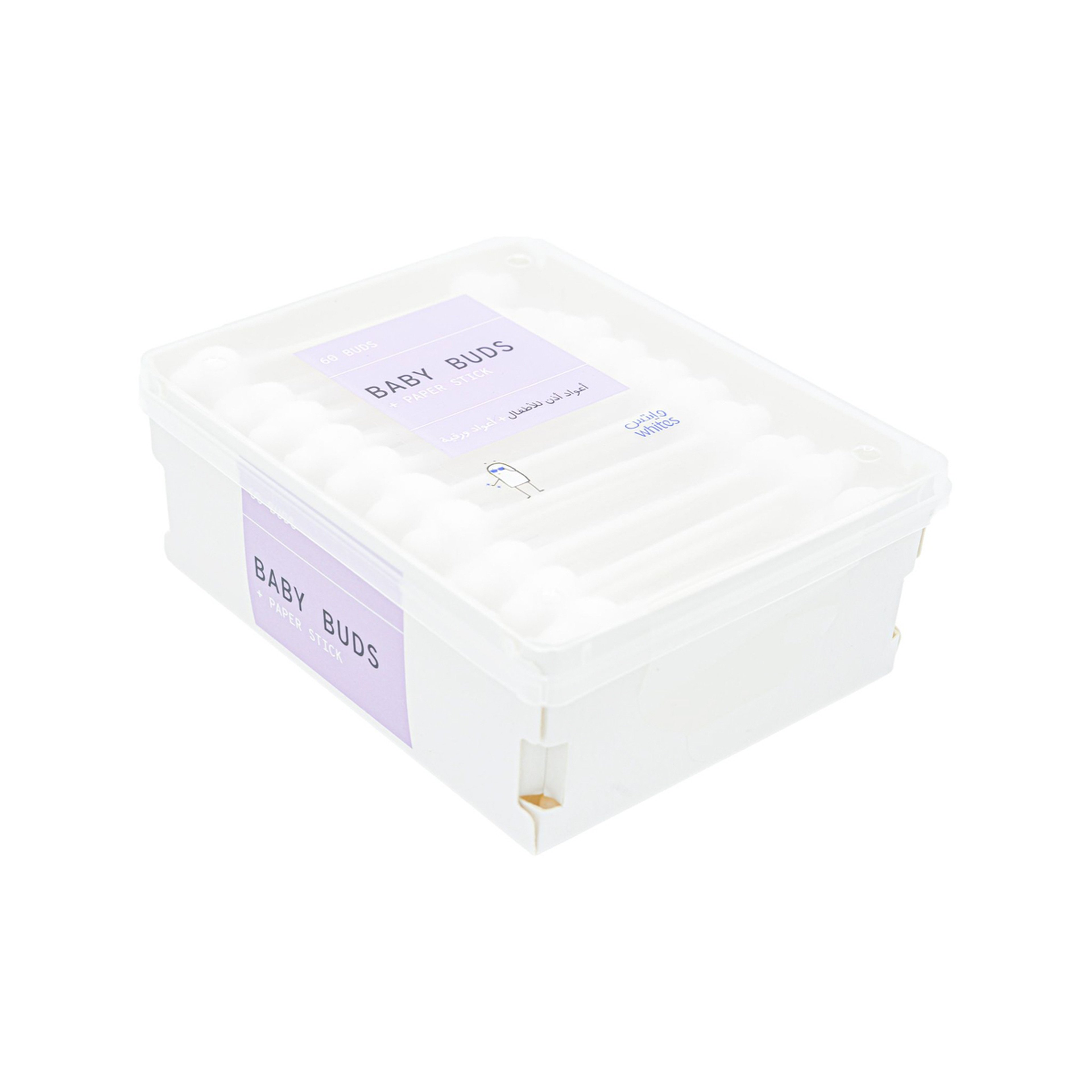 وايتس أعواد قطنية لأذن للأطفال 60 عود