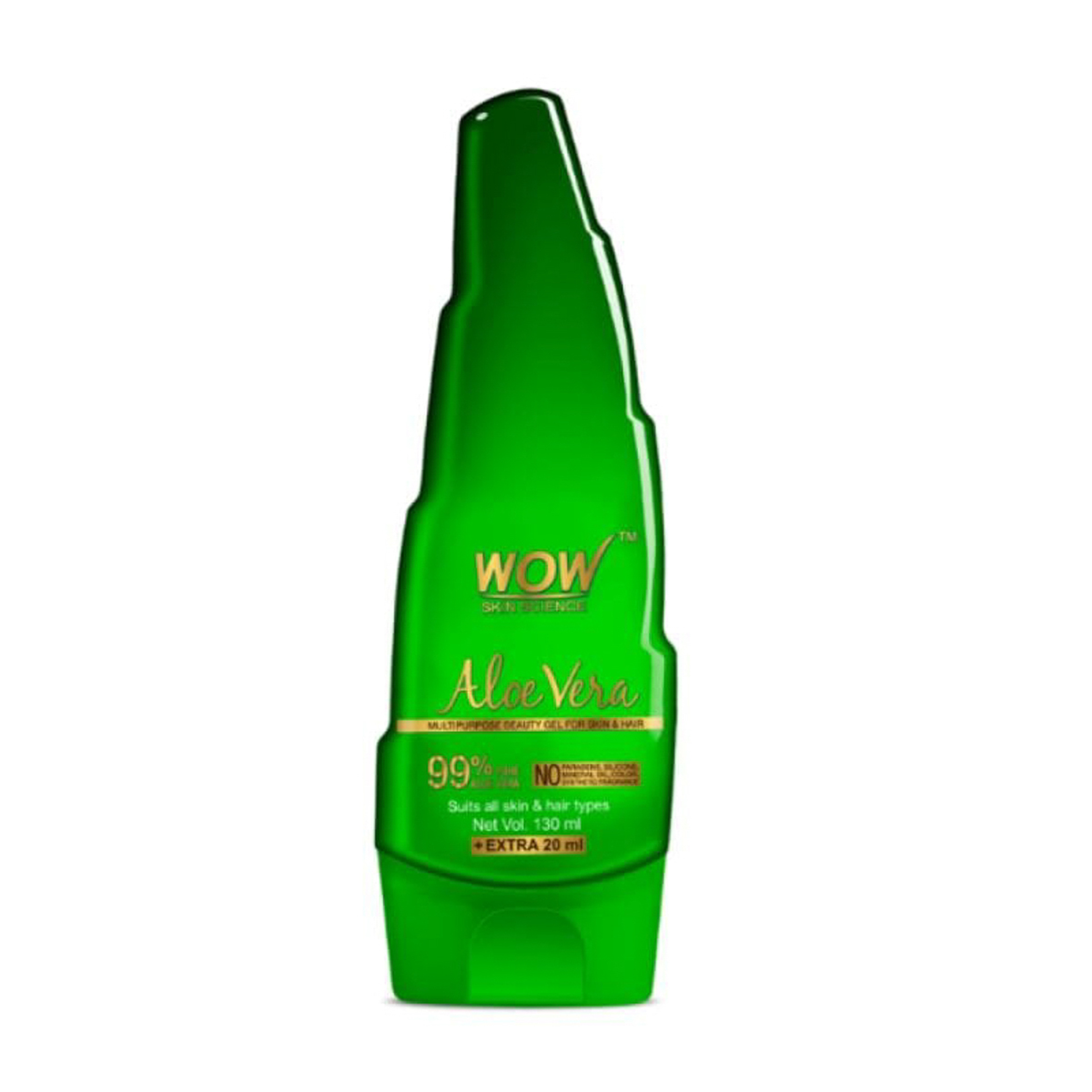 Wow Skin Pure Gel For Hair & Skin 150 Ml