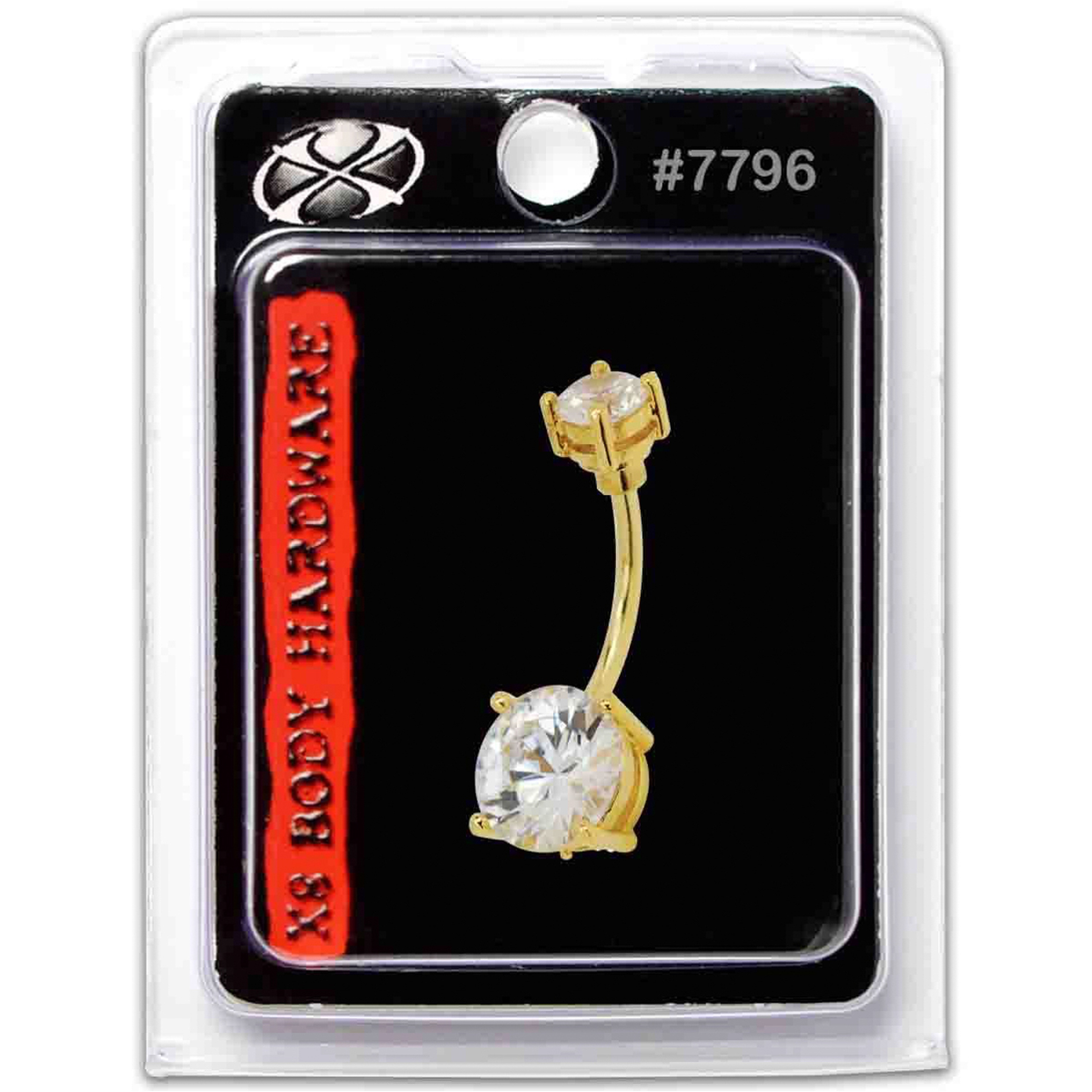 X8 Body Hardware 7796 Navel Jewel Tifany