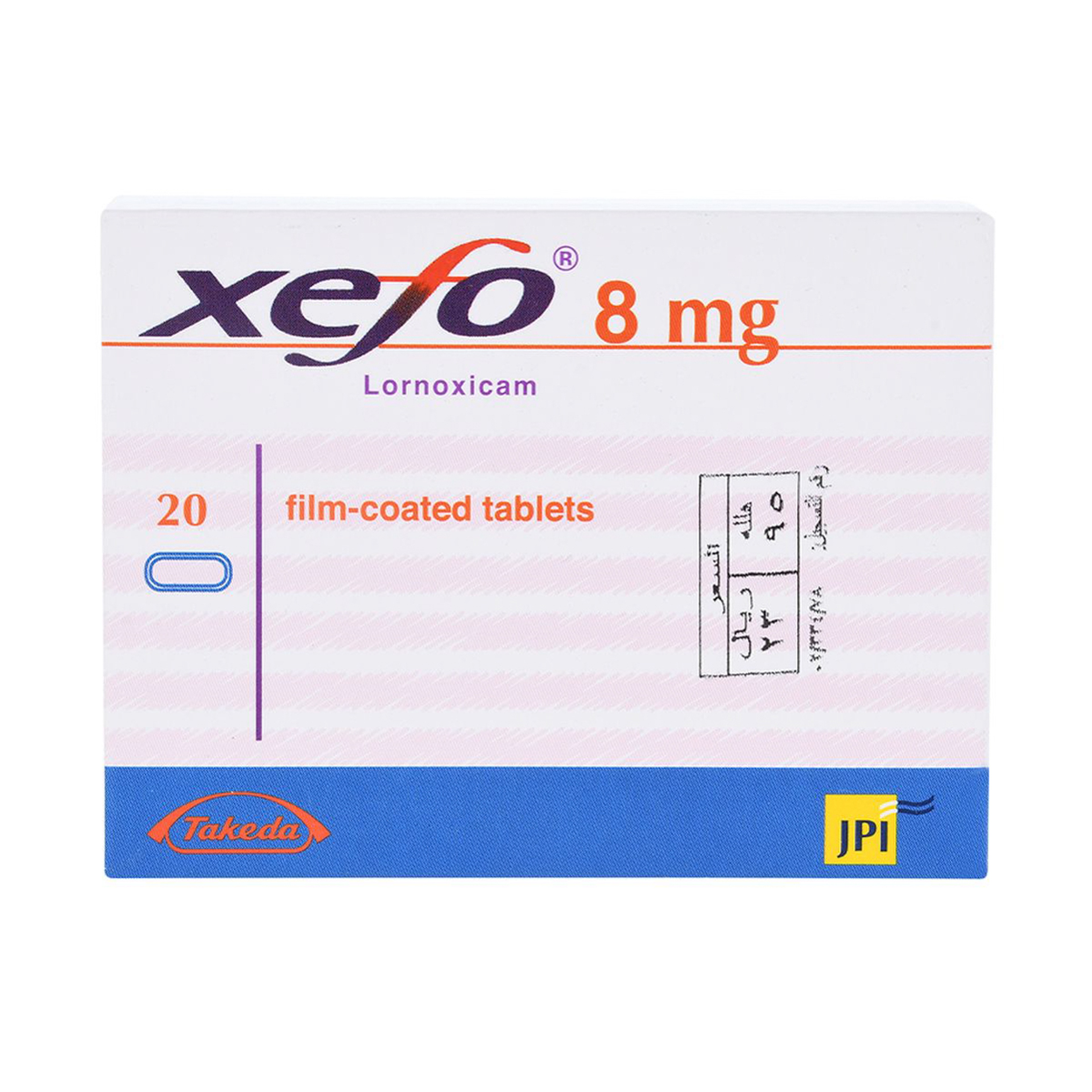 Xefo 8 Mg - 20 Tablets