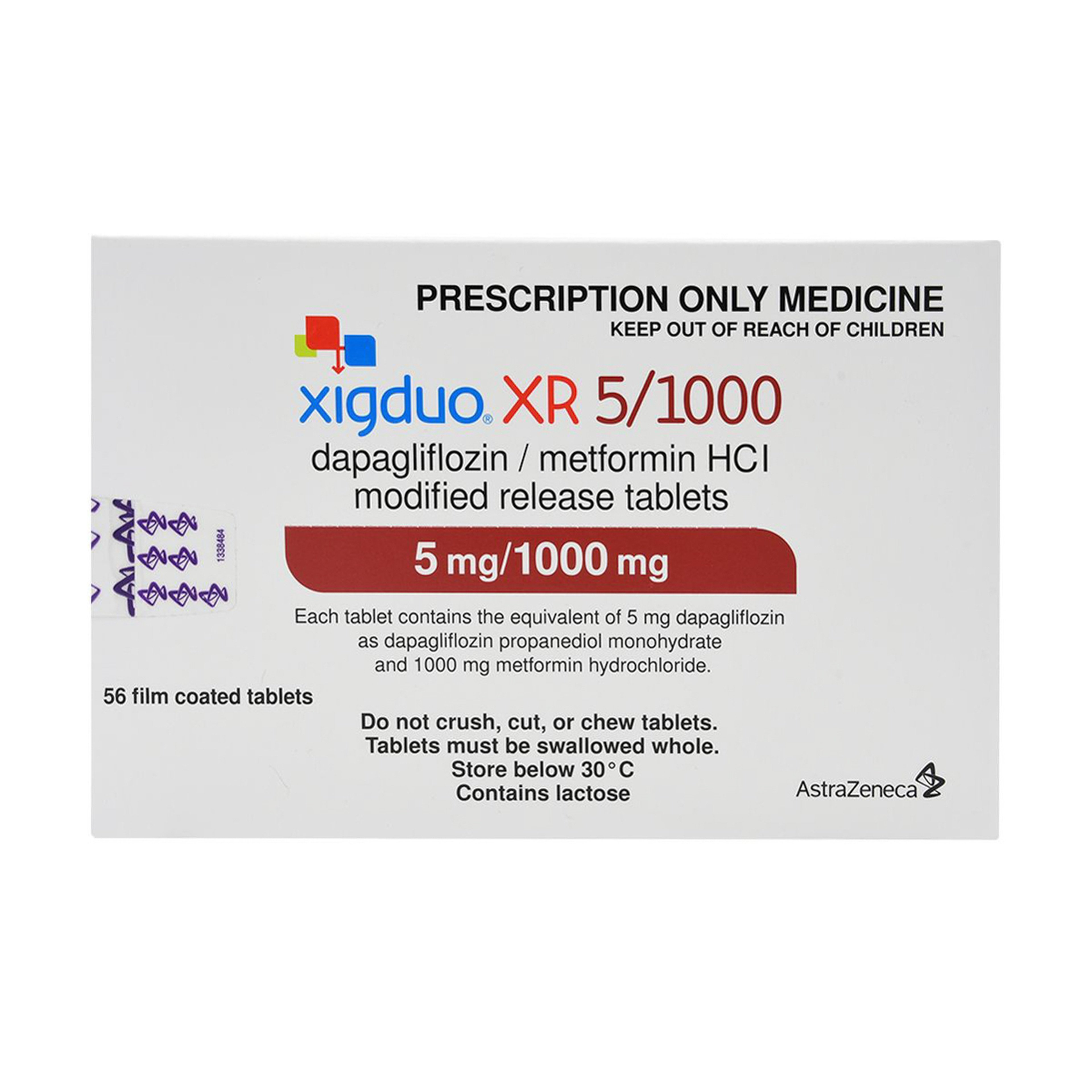 Xigduo Xr 5/1000Mg- 56 Tablets