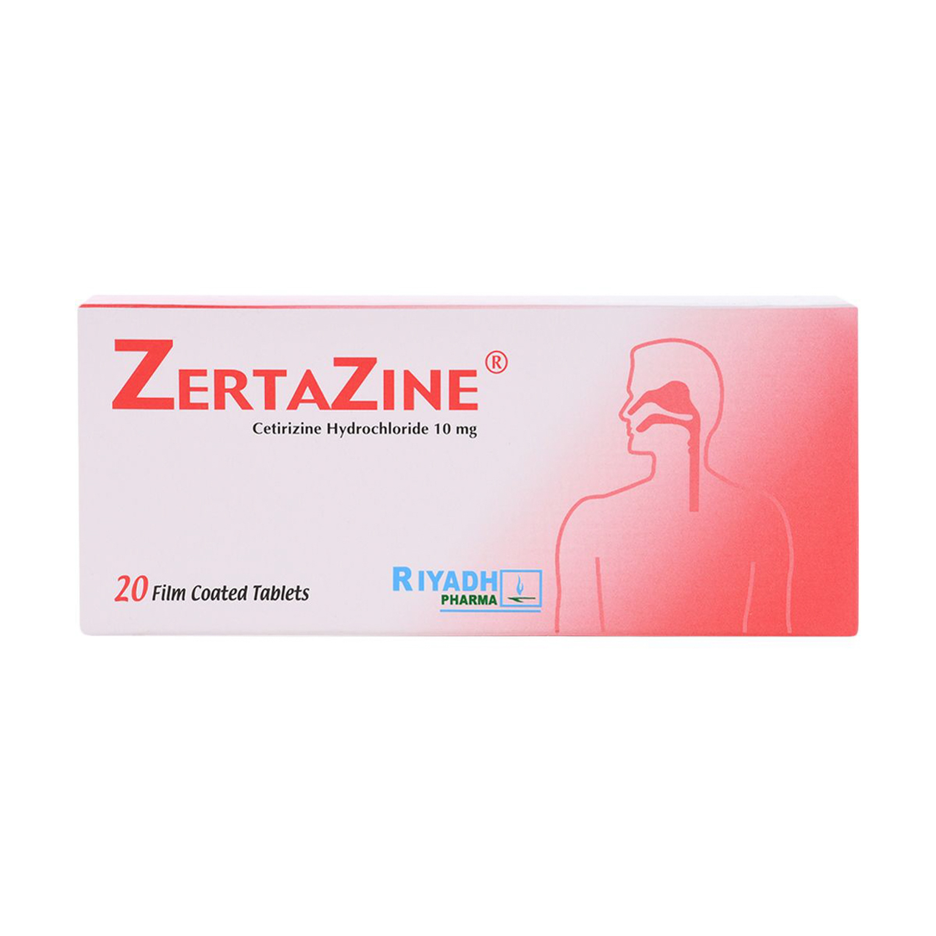 Zertazine 10 Mg - 20 Tablets