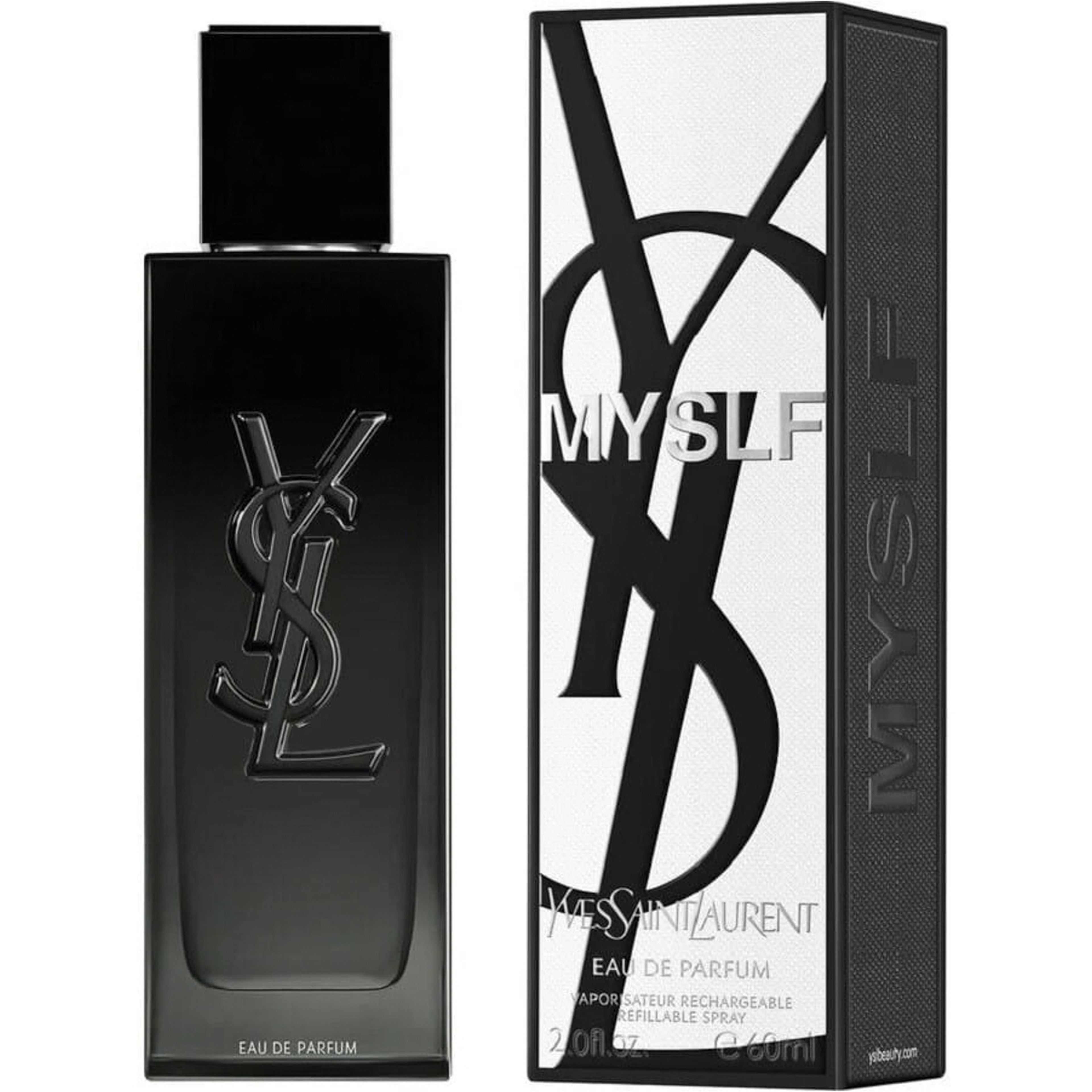 Yves Saint Laurent Myslf Refillable Eau De Parfum For Men - 60 Ml