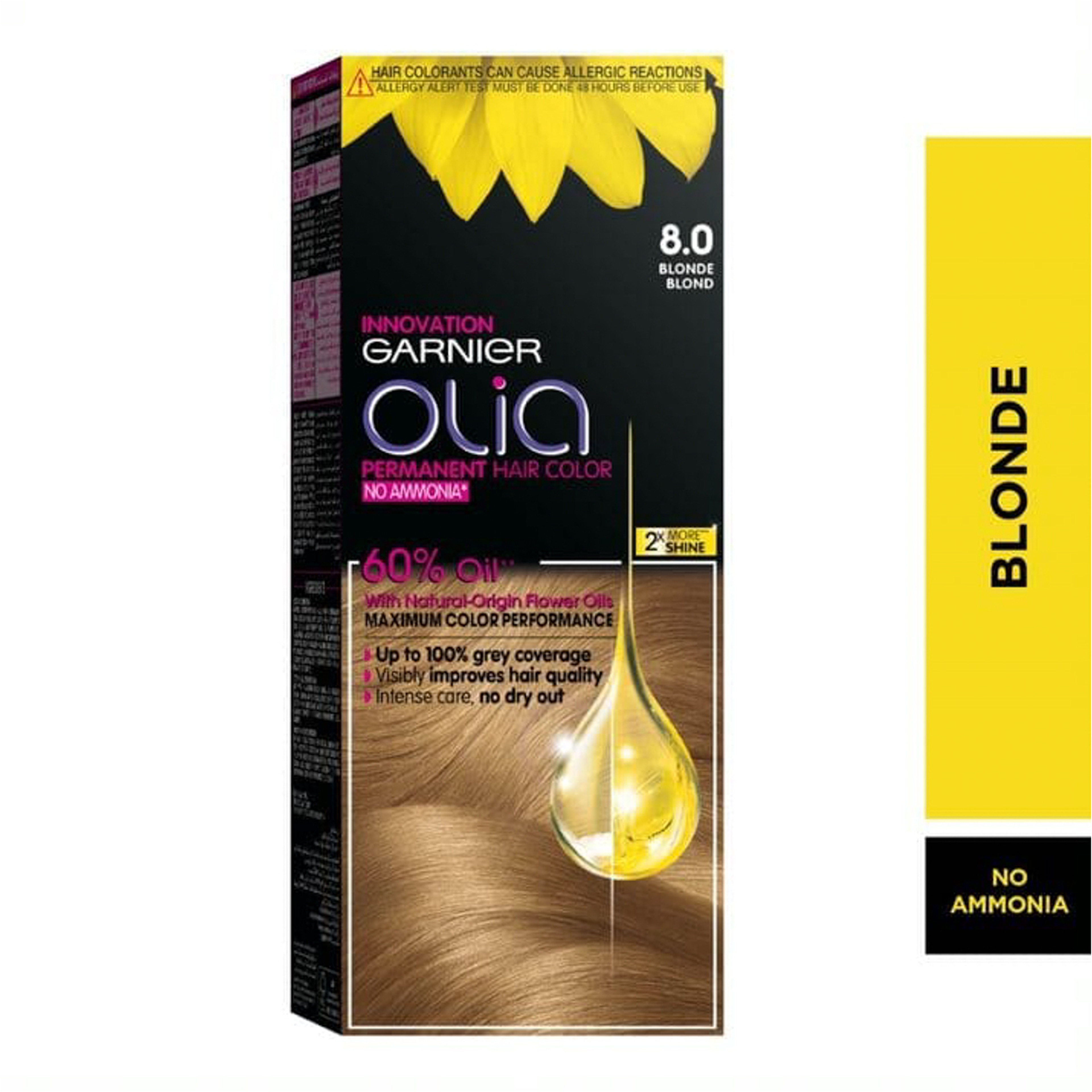 Garnier Olia No Ammonia Permanent Haircolor, With 60% Oils