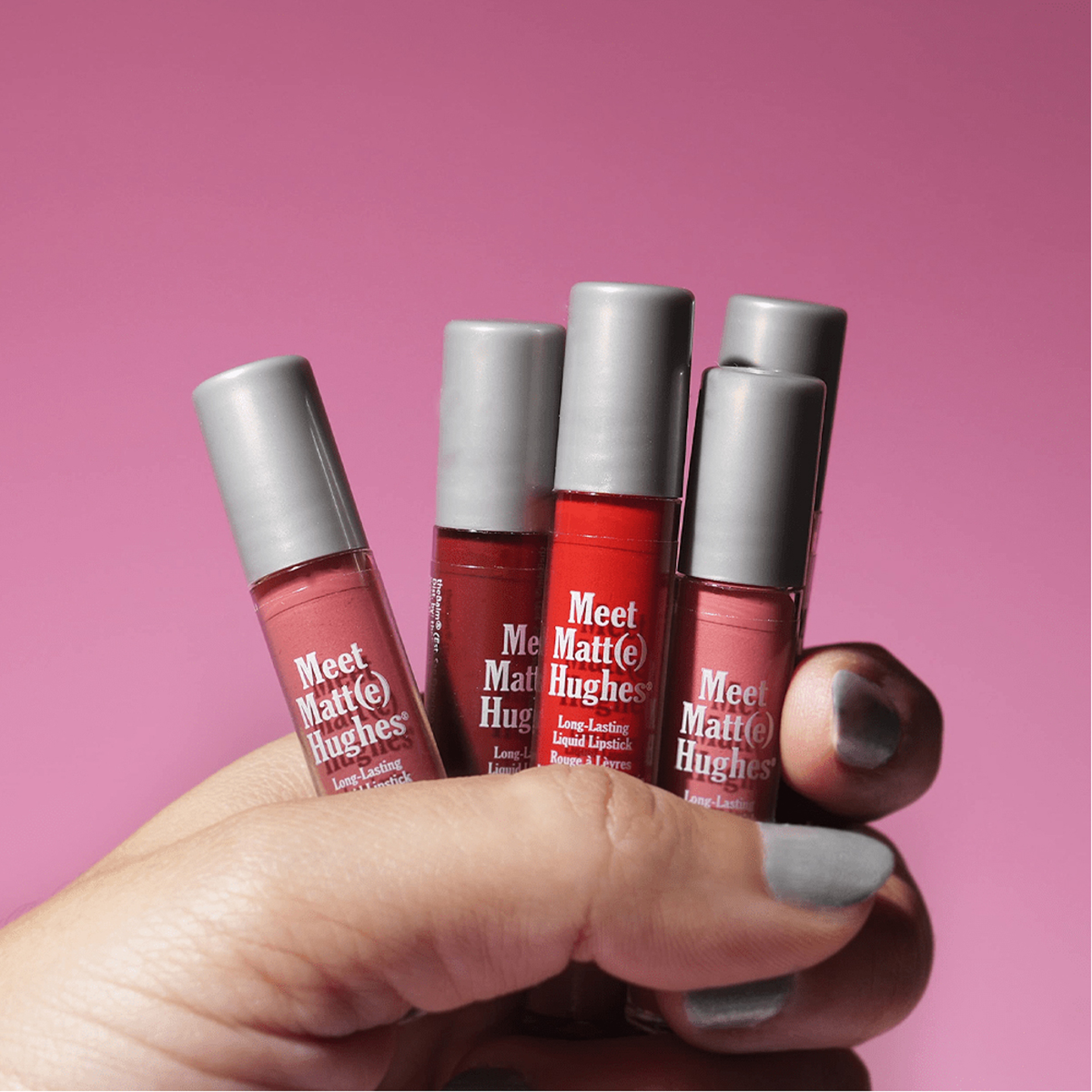 The Balm Meet Matte Hughes Set Of 6 Mini Lipsticks