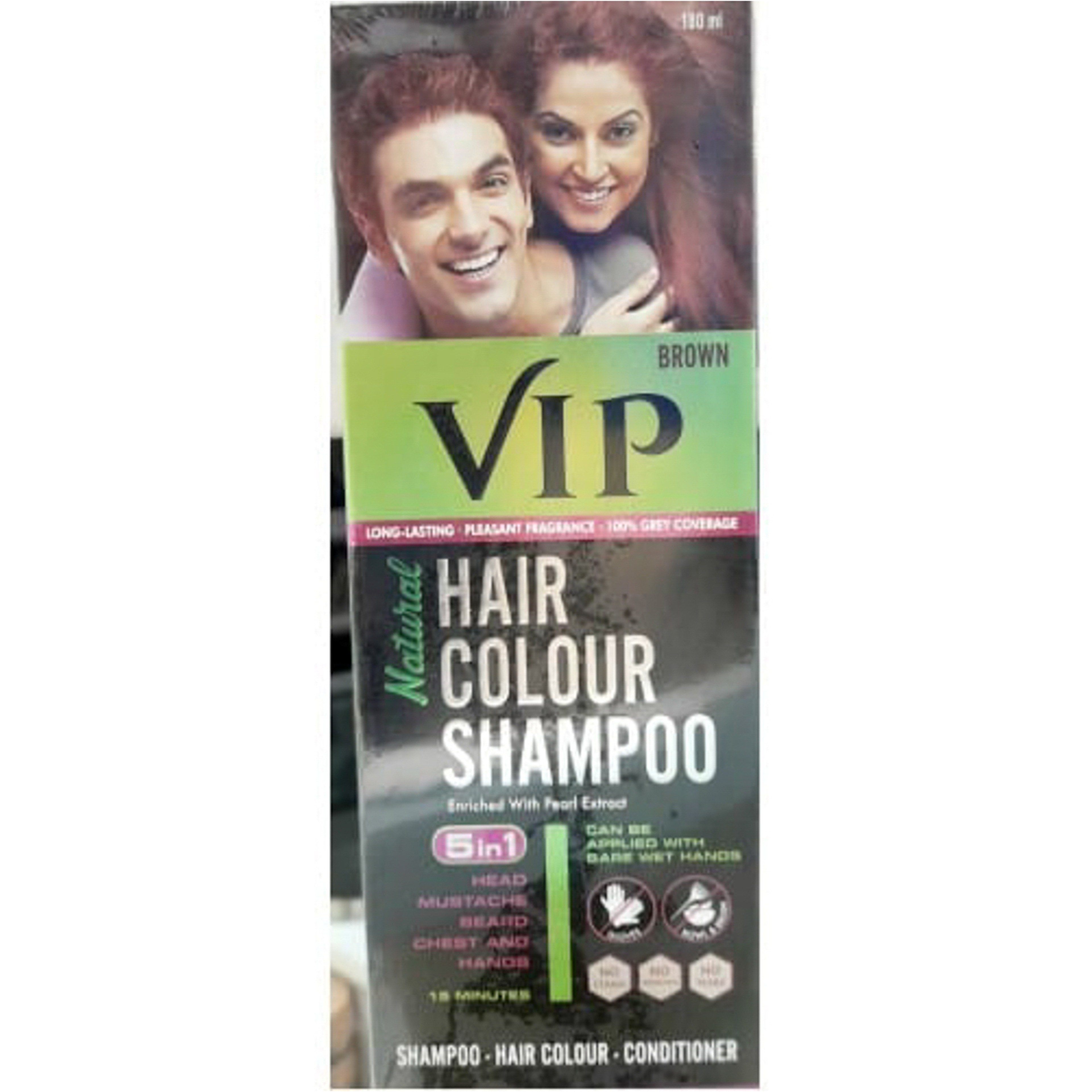 Vip Hair Colour Shampoo-180Ml