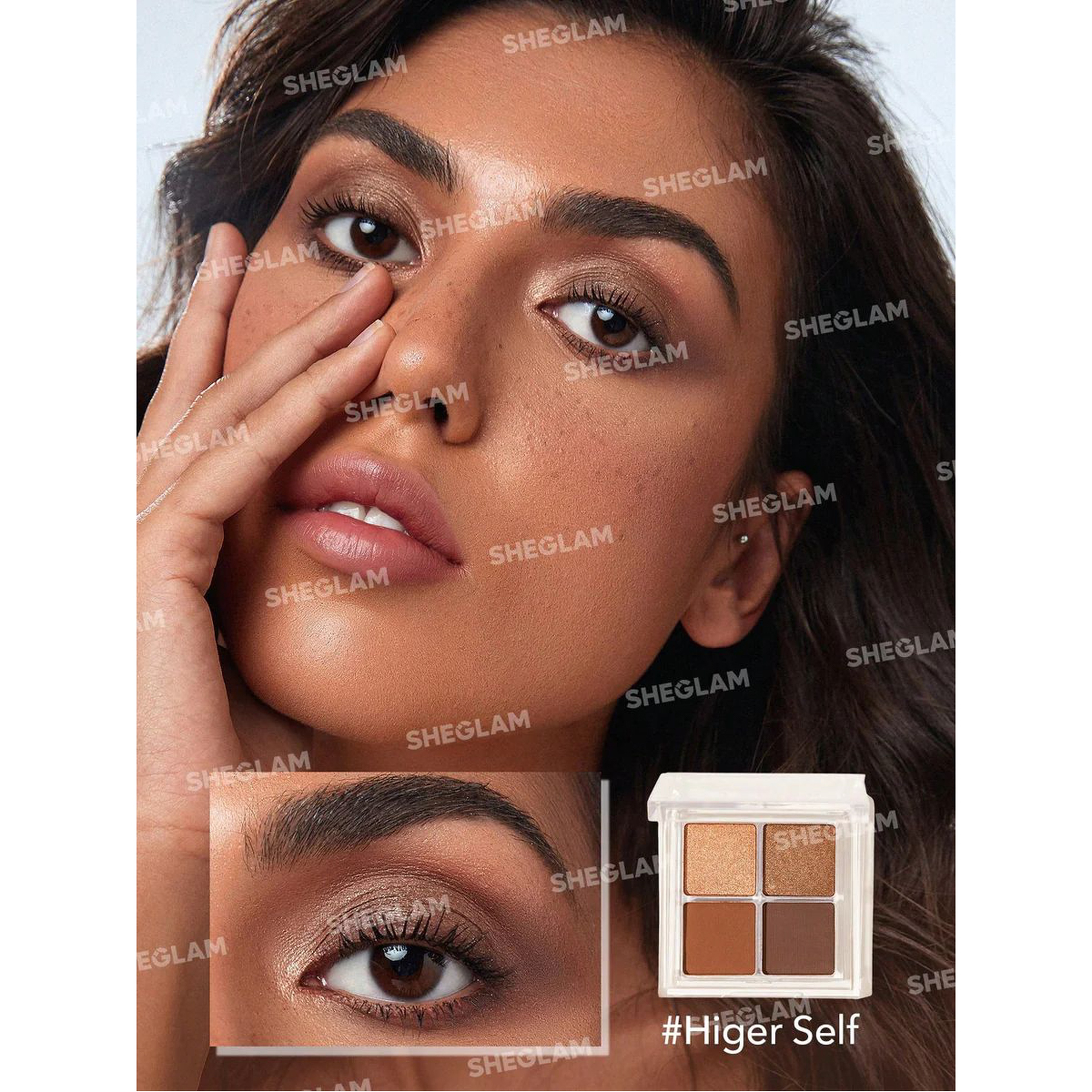 شيجلام باليت ظلال عيون كريستال رباعية