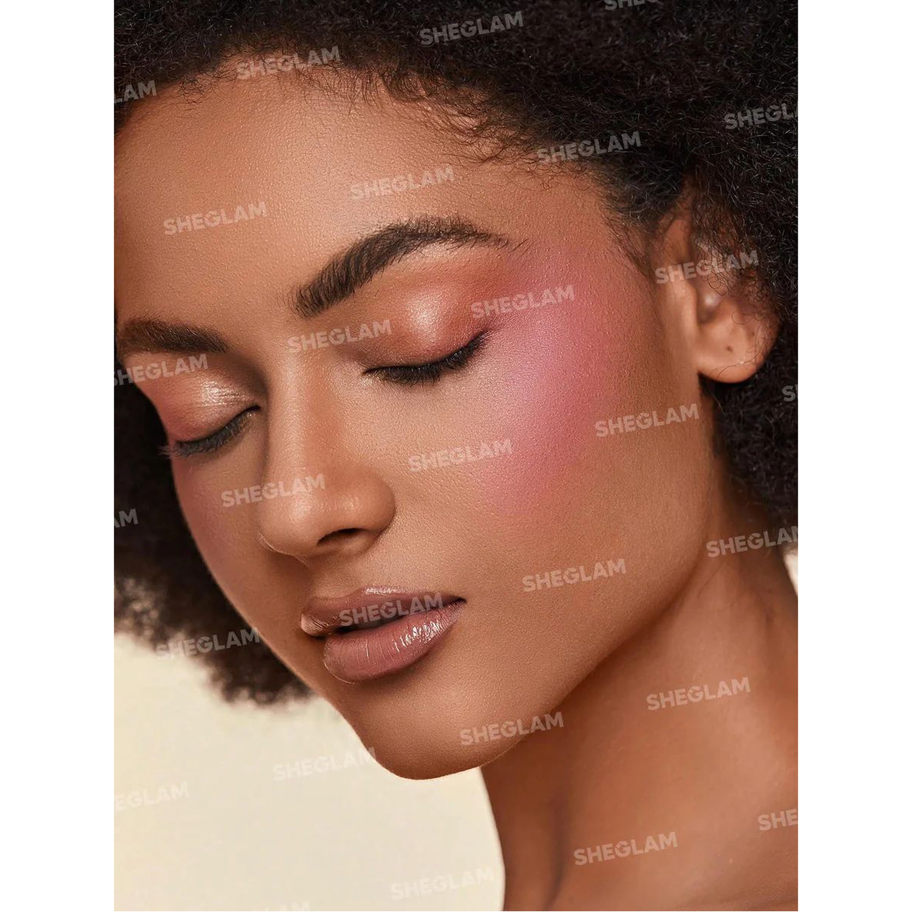 شجلام أحمر خدود مطفي خفيف الوزن