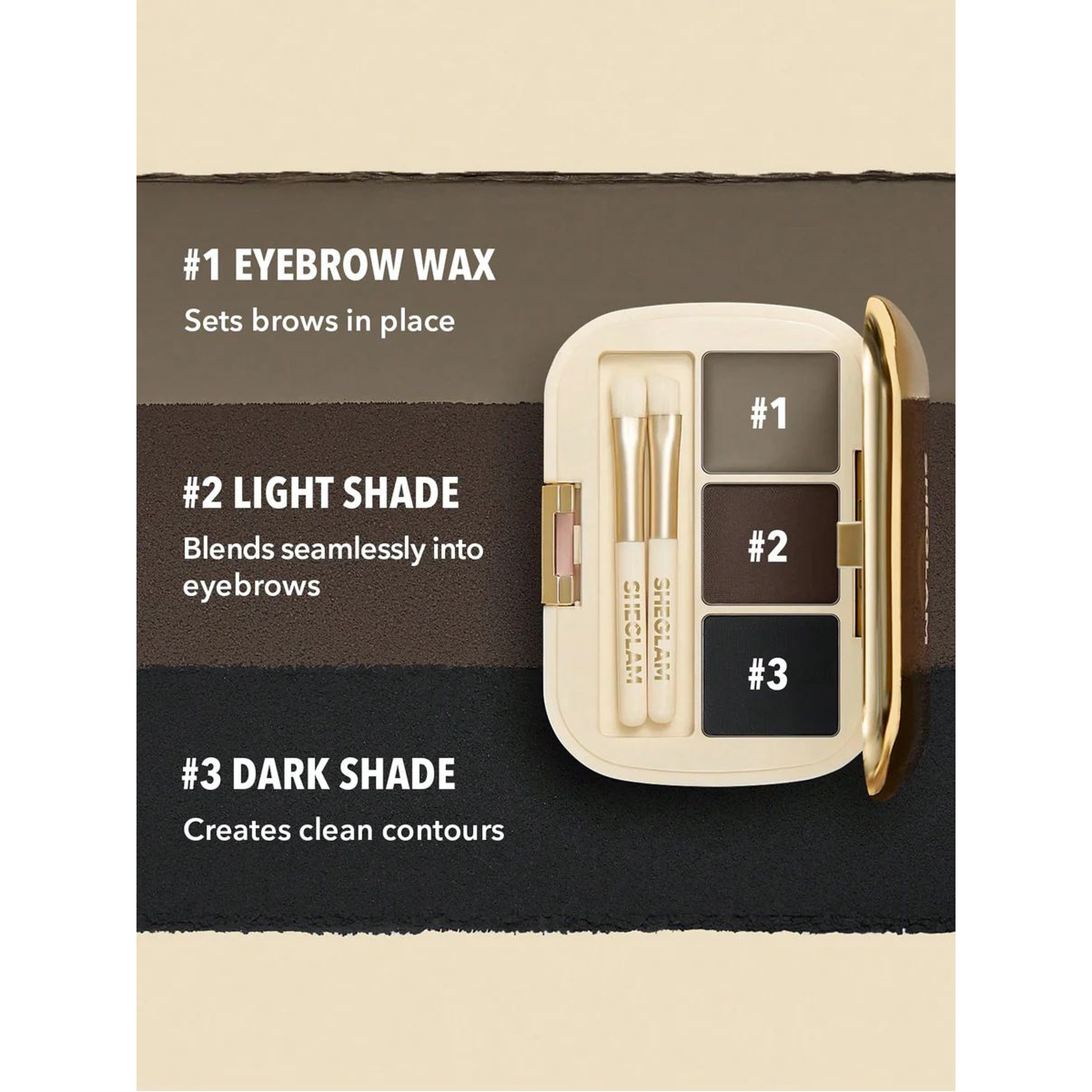 Sheglam Full-Filled Eyebrow Palette