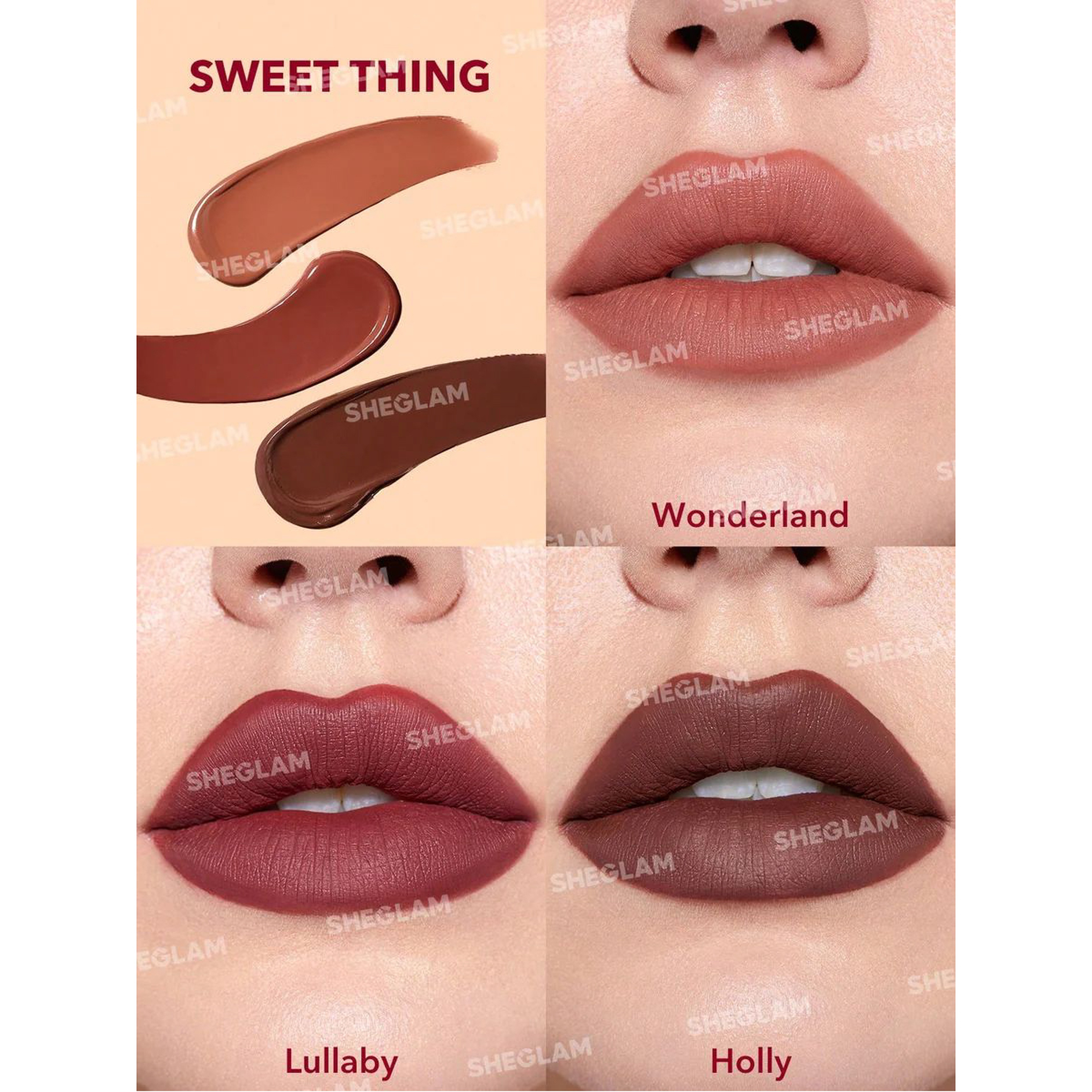 Sheglam Allure Mini Liquid Lipstick Set
