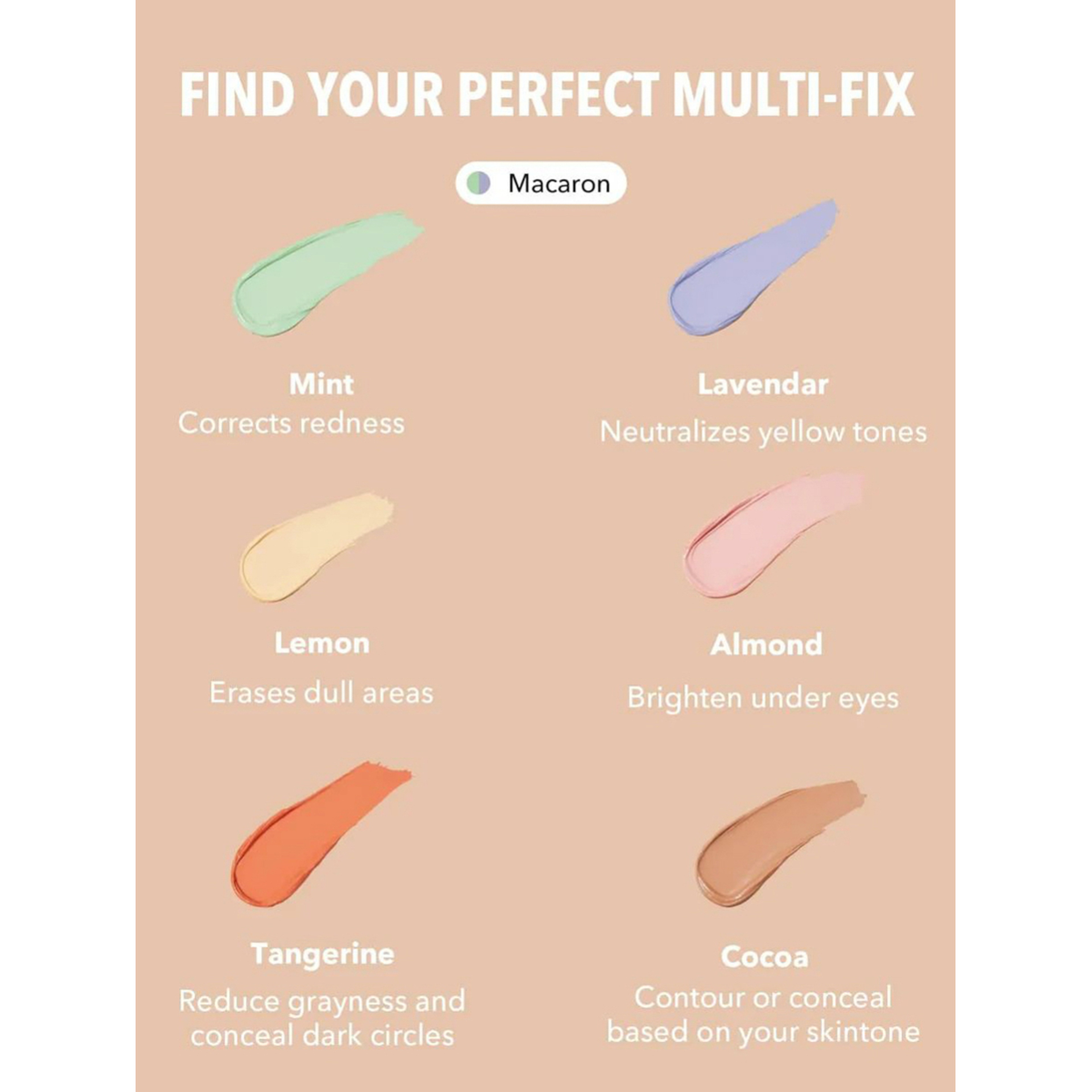Sheglam Multi-Fix Concealer And Color Corrector