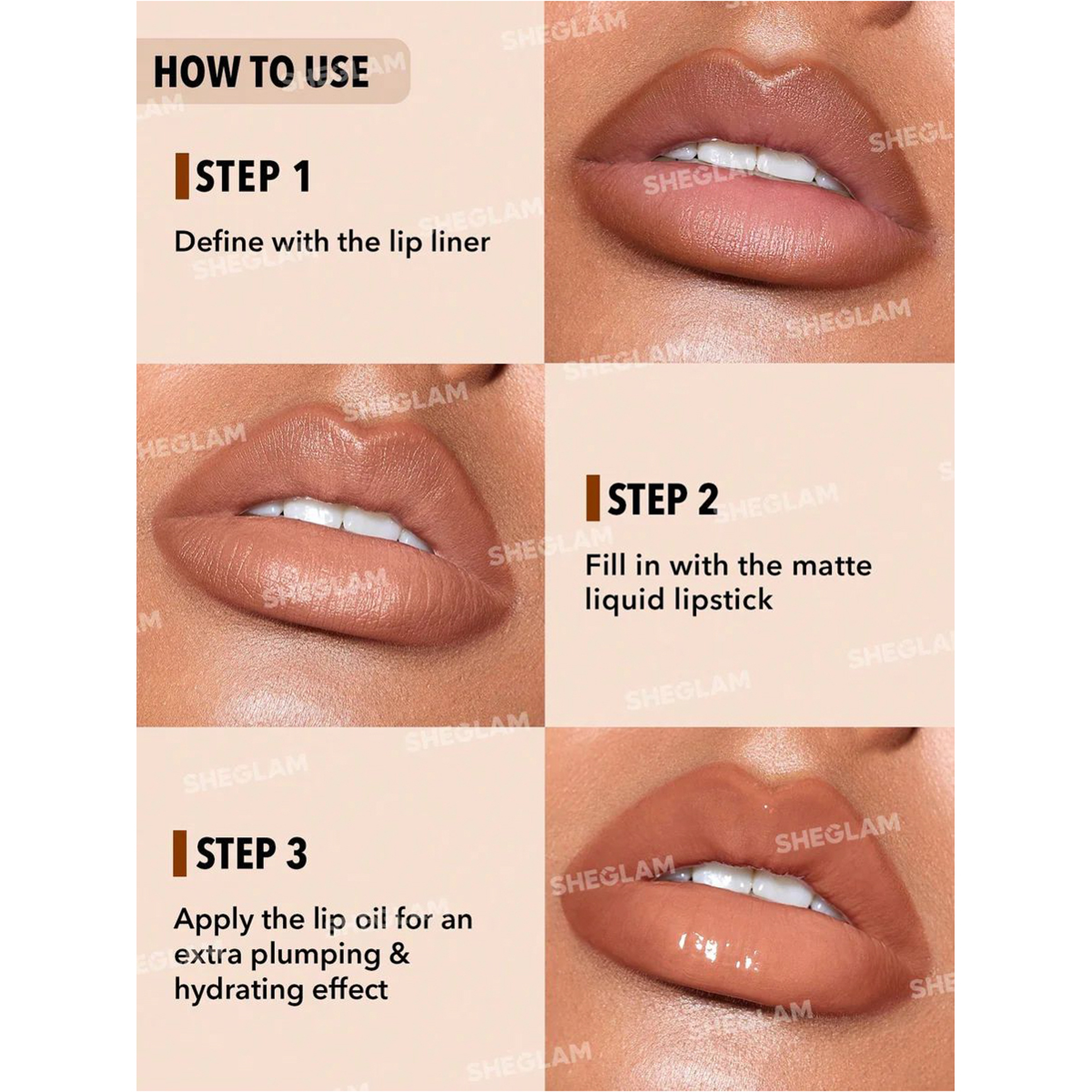 Sheglam Glam Lip Liner And Lip Duo Set