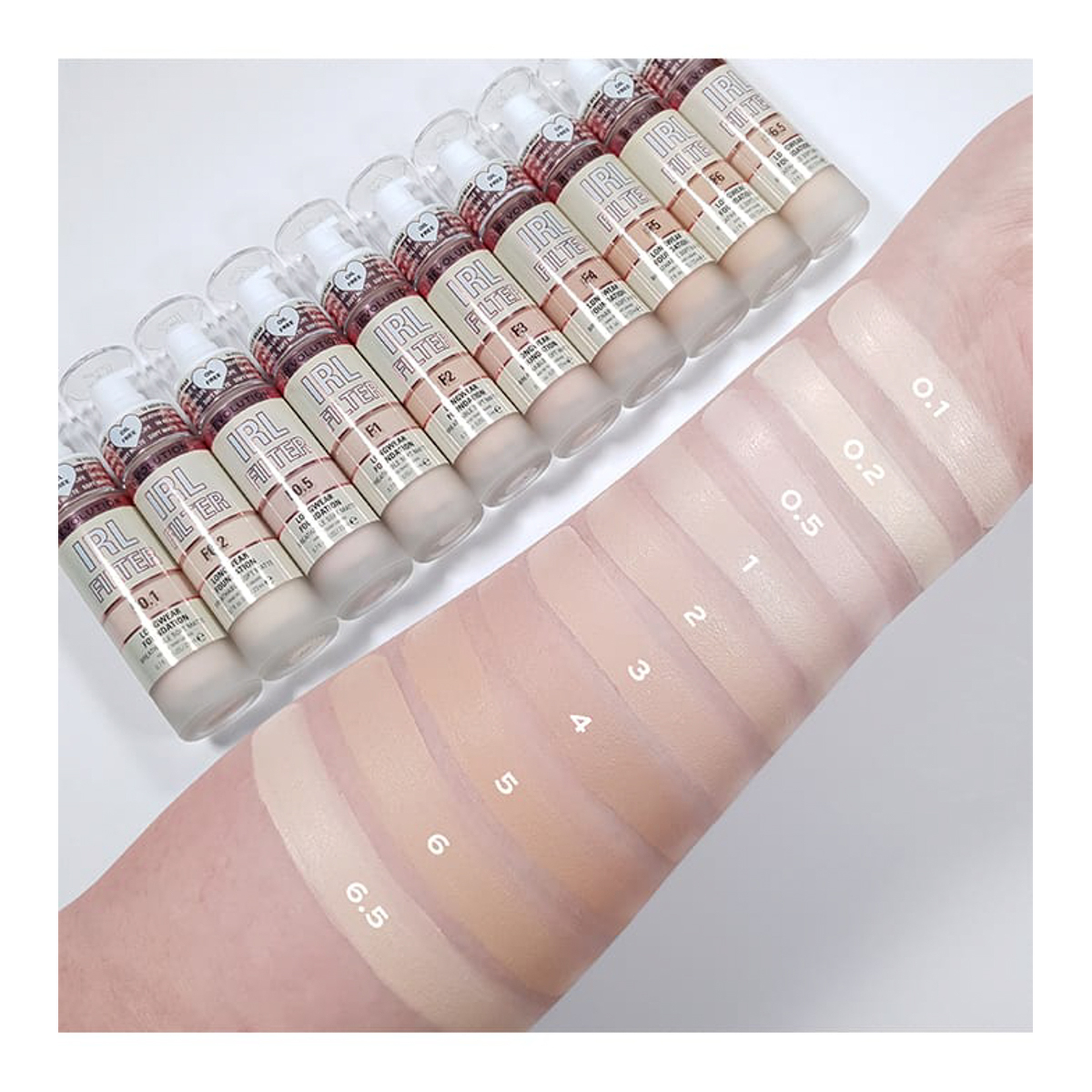 Makeup Revolution Irl Filter 16H Longwear Soft Matte Foundation