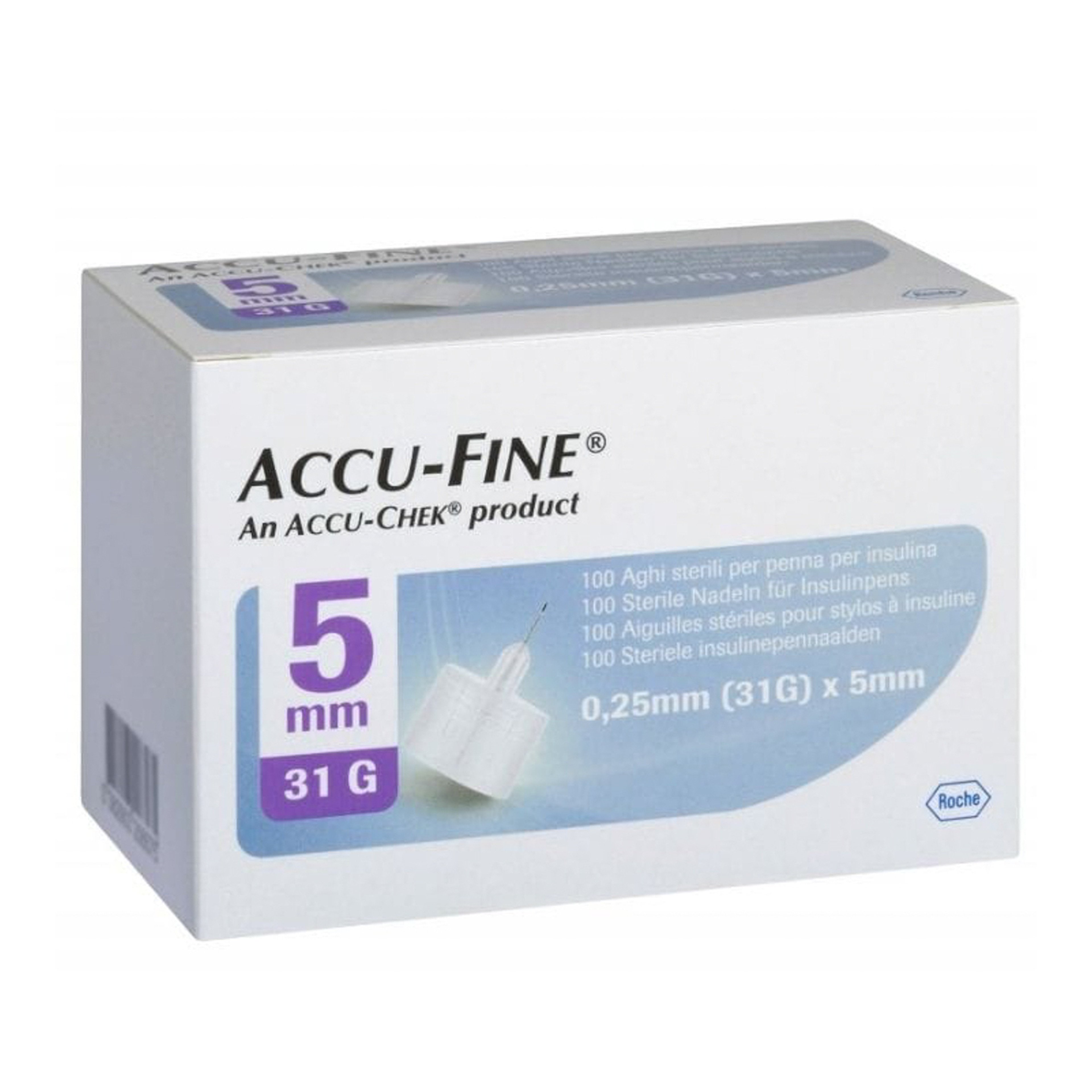 Accu Fine Insulin Pen Needle 5Mm