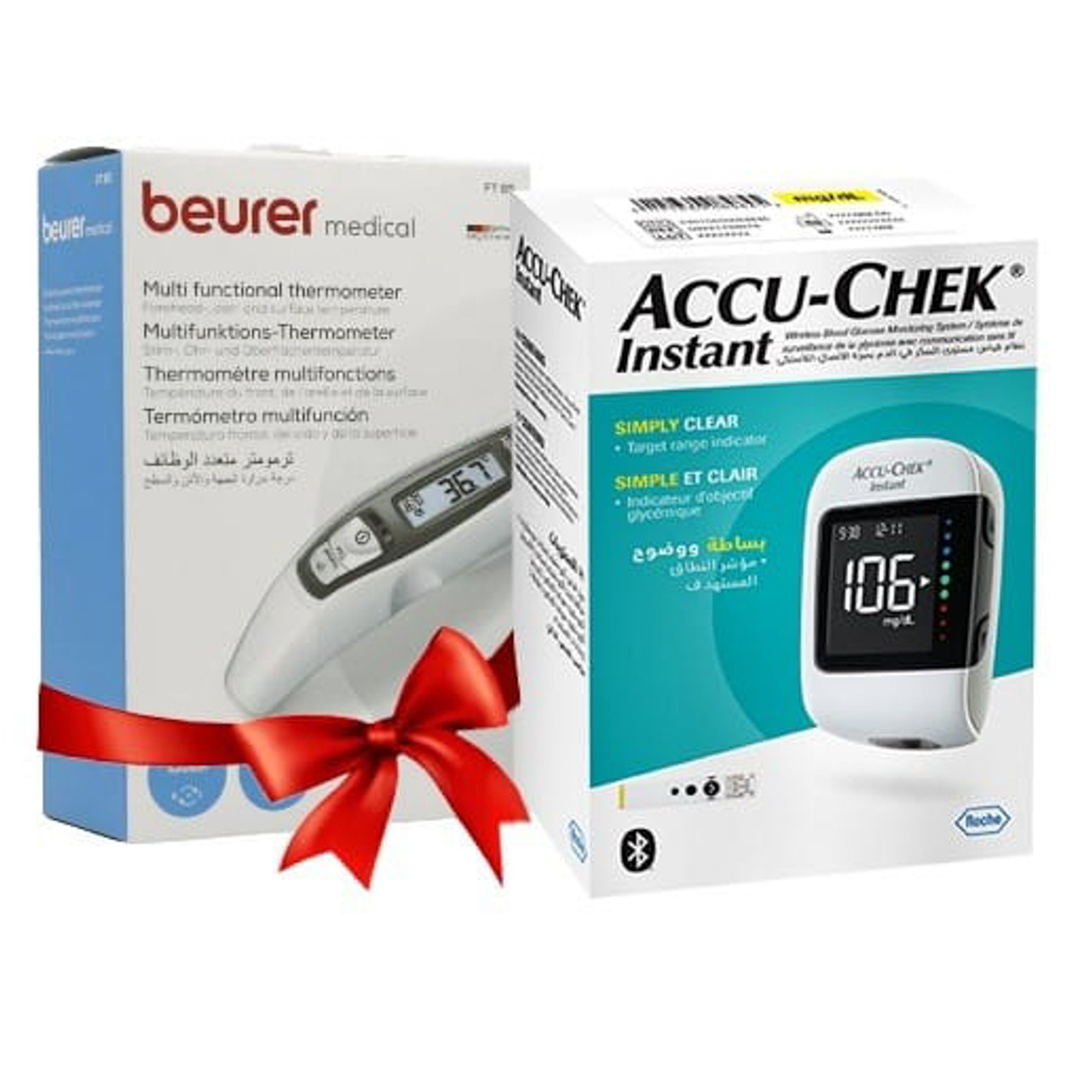 Accuchek Instant Kit + Beurer Thermometer