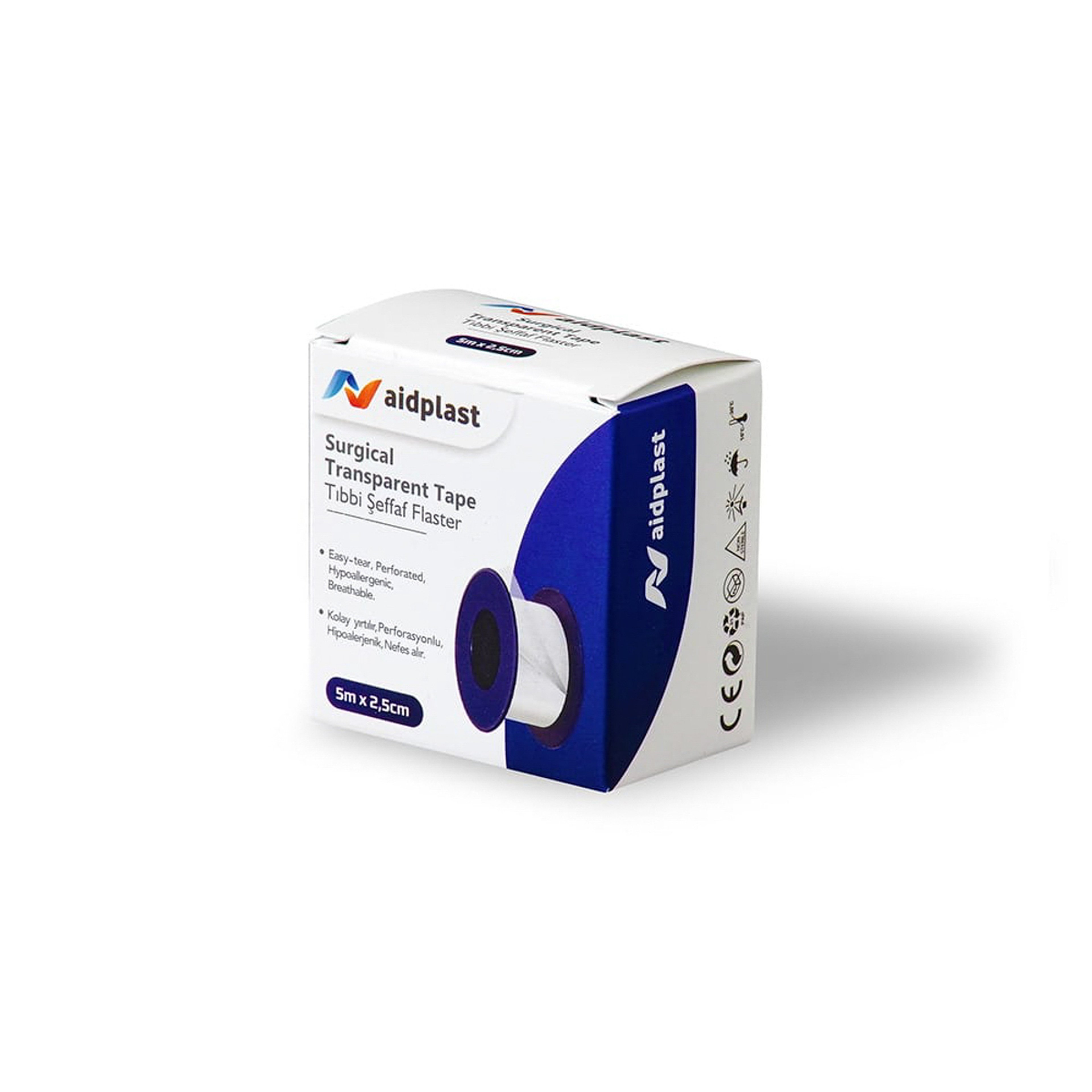 Aidplast Transparent Tape 5M X 2,5Cm