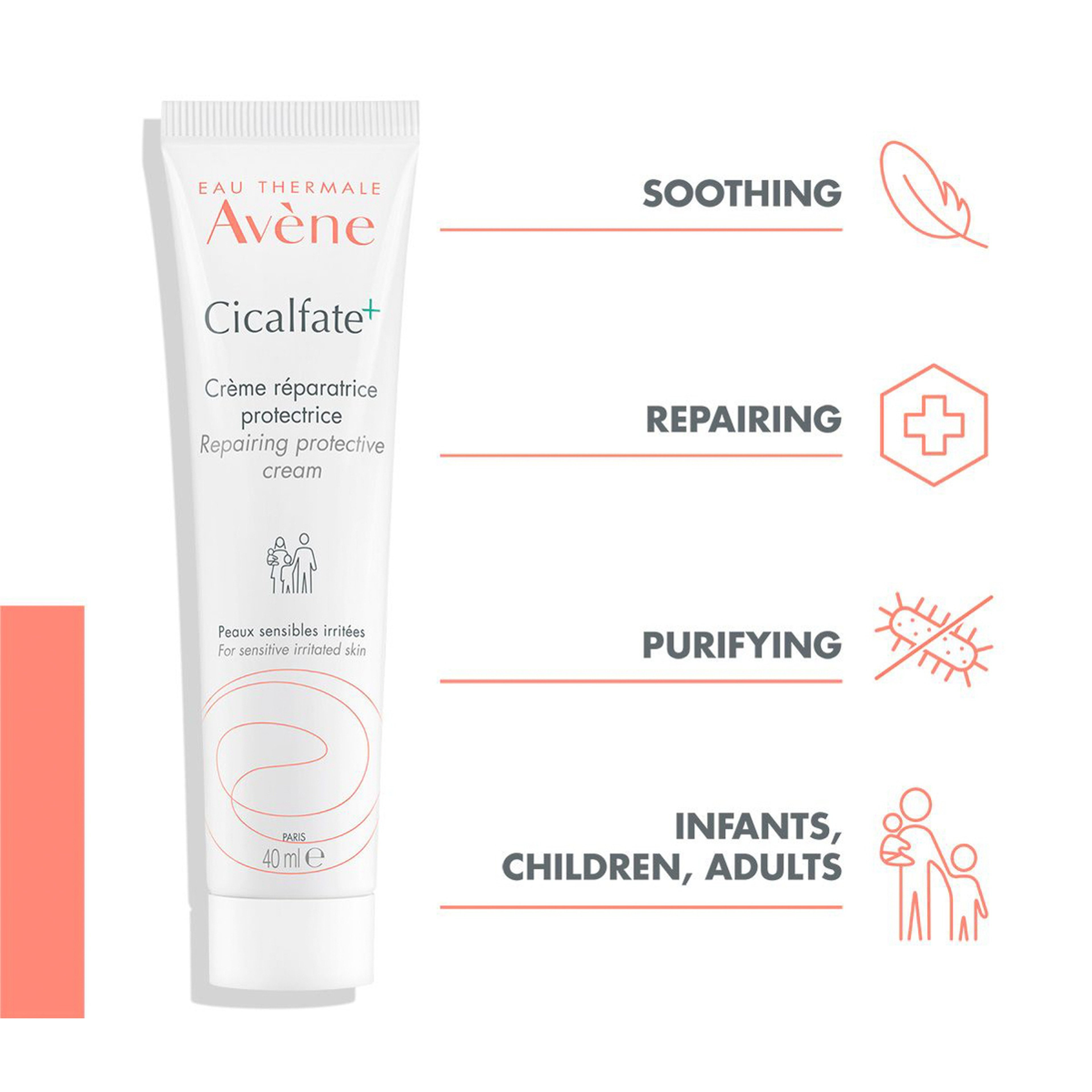 Avene Cicalfate+ Repiaring Protective Cream - 40Ml