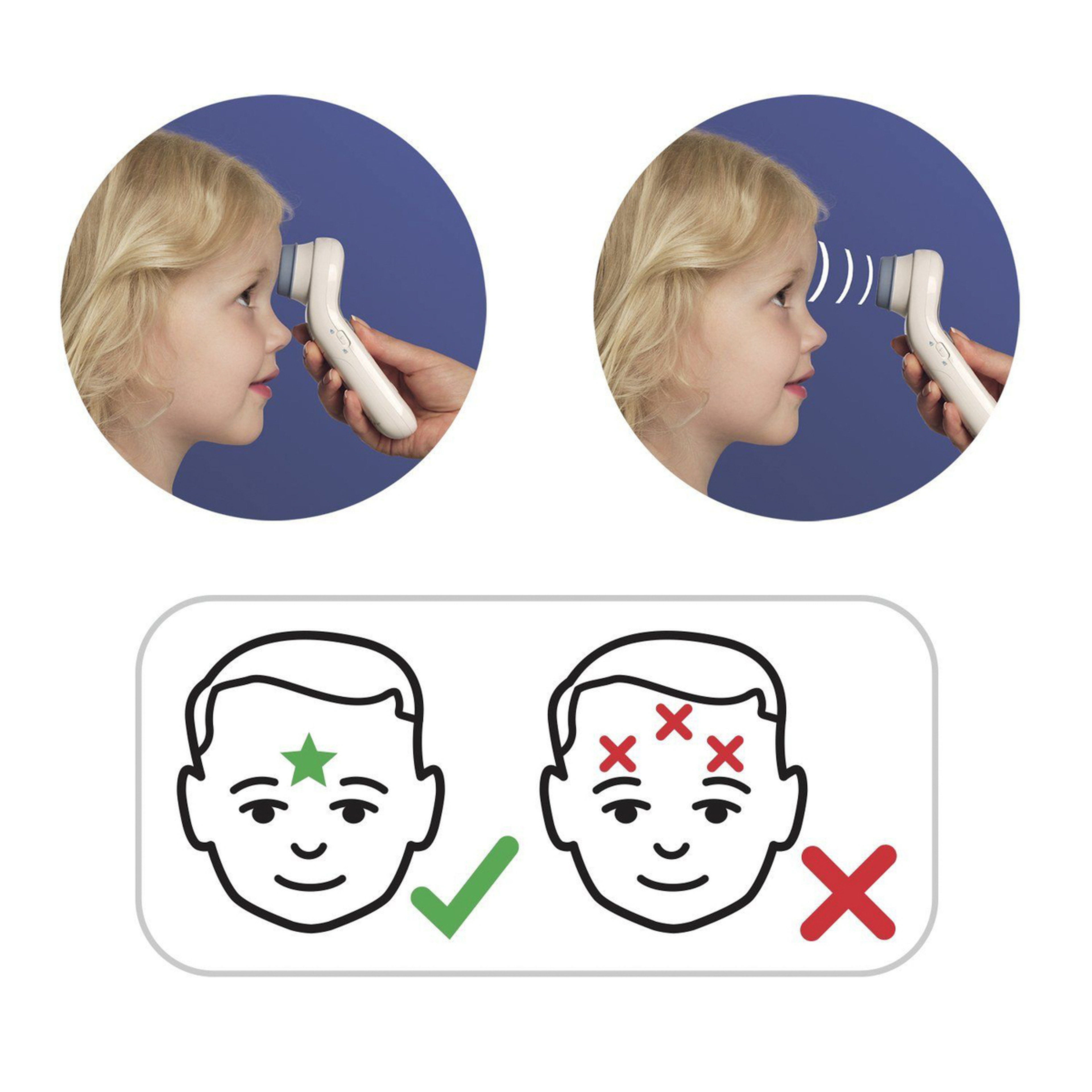 Braun No Touch + Forehead Thermometer, Ntf3000