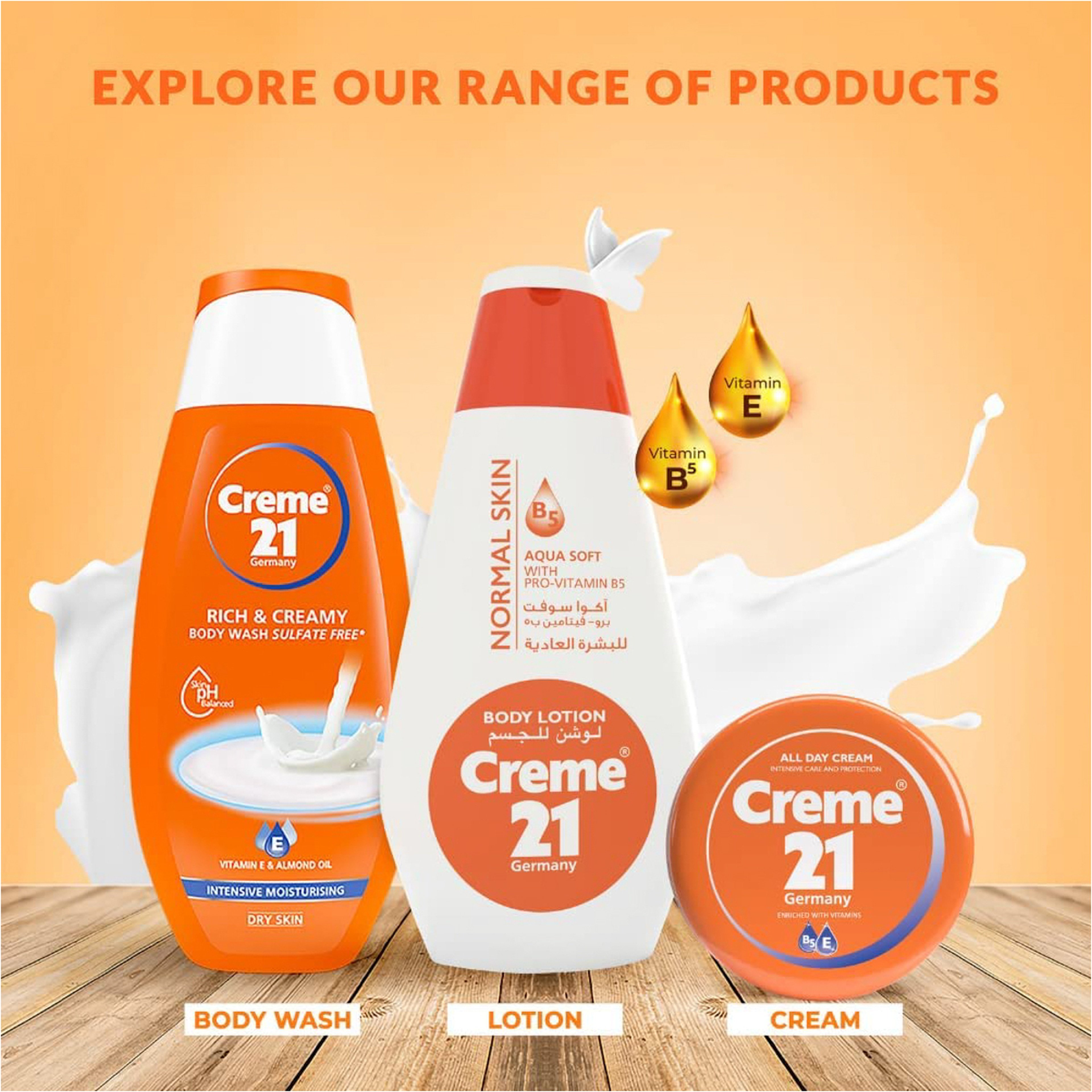 كريم 21 كريم ترطيب يدوم طوال اليوم - 250 مل, قد تختلف التعبئة والتغليف