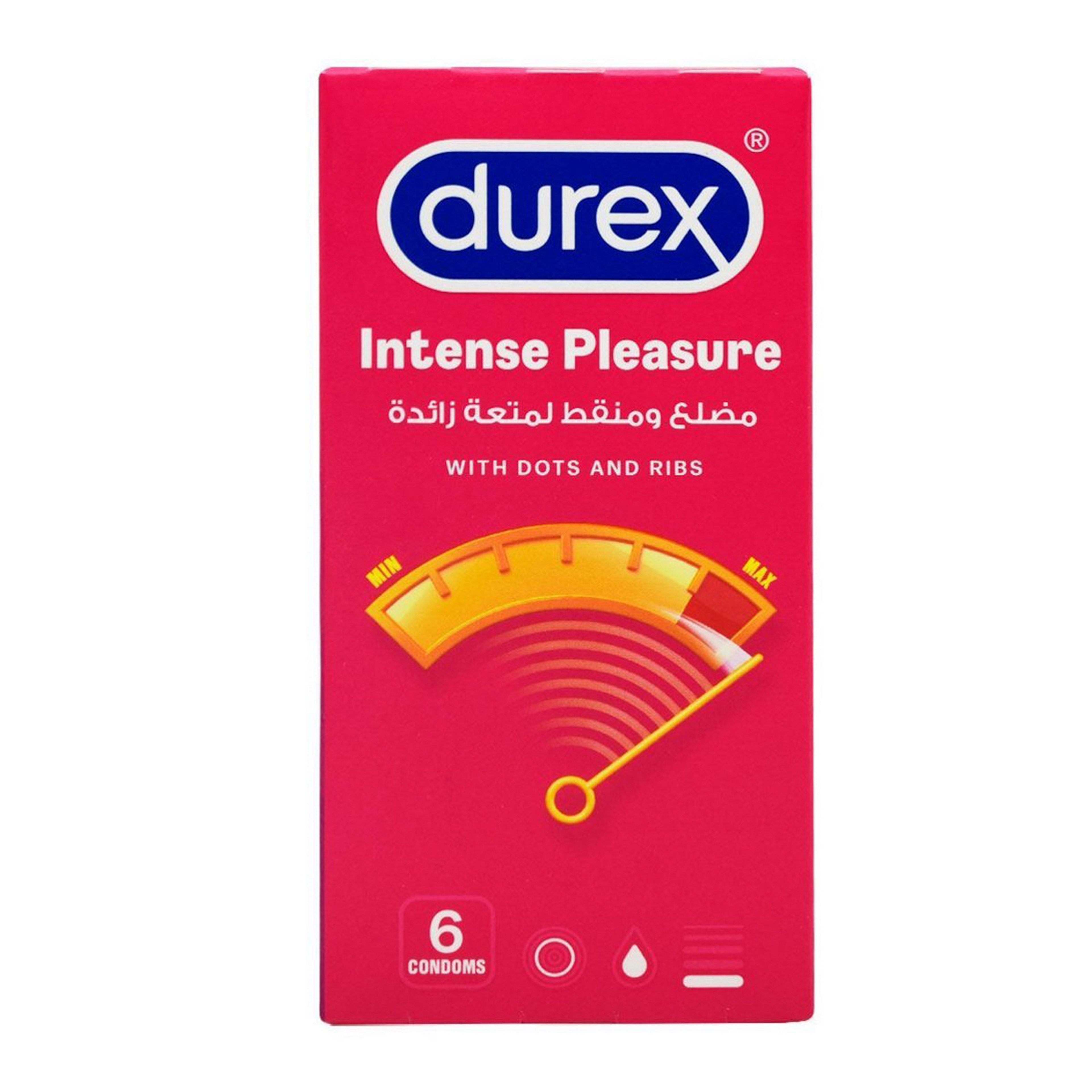 Durex Intense Pleasure 6 Pcs Condoms