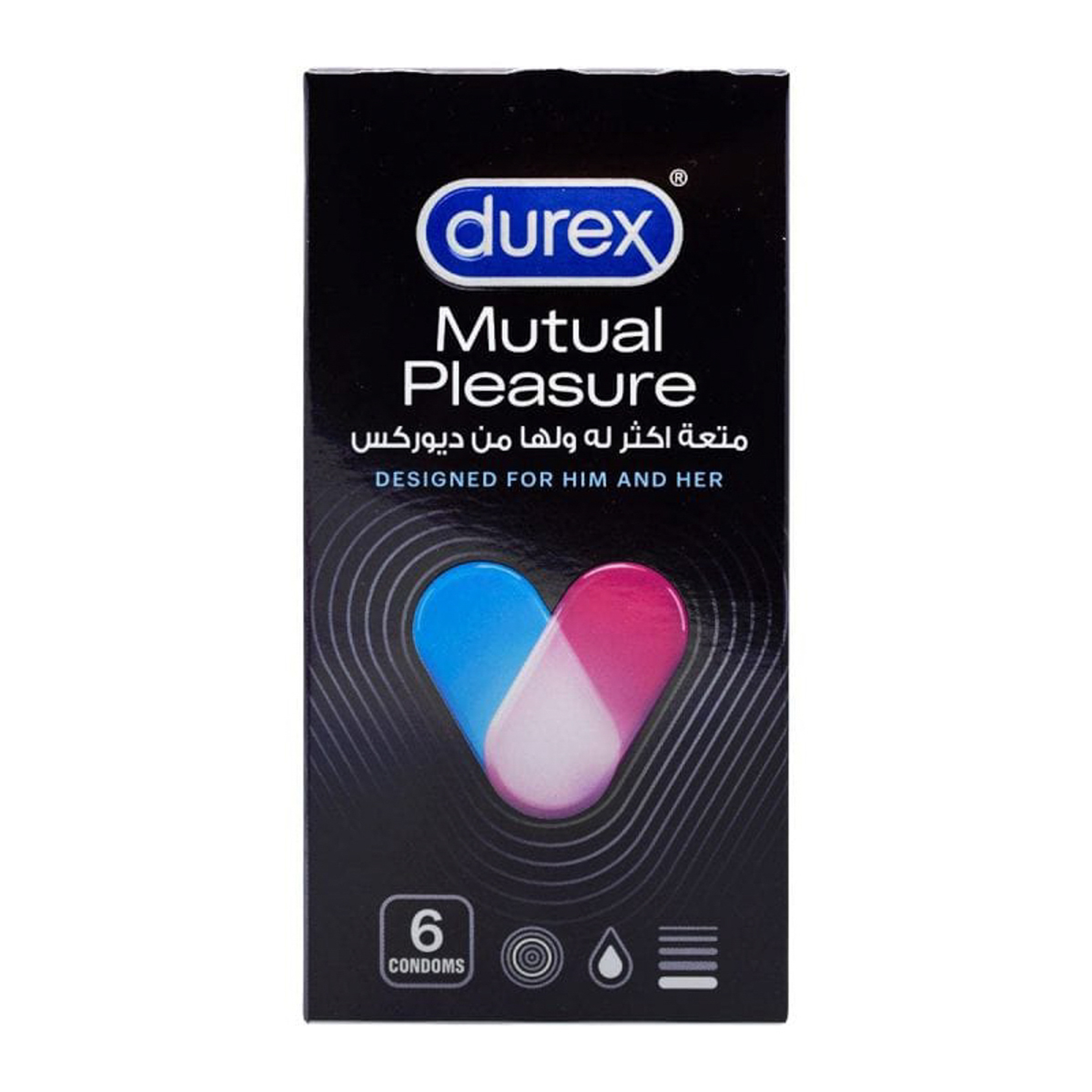 Durex Mutual Pleasure 6 Pcs Condoms