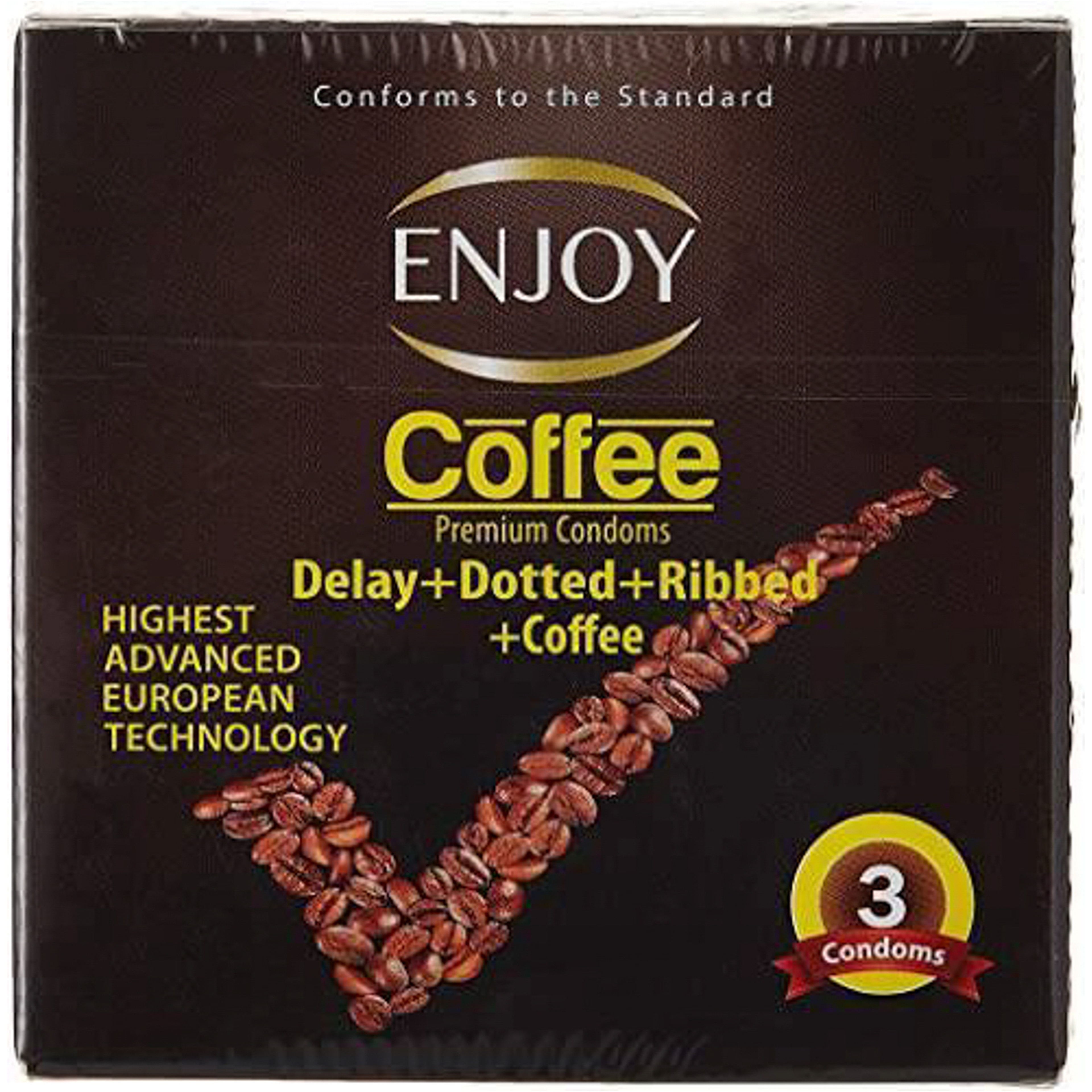 Enjoy Coffee Premium Condoms 3Pcs