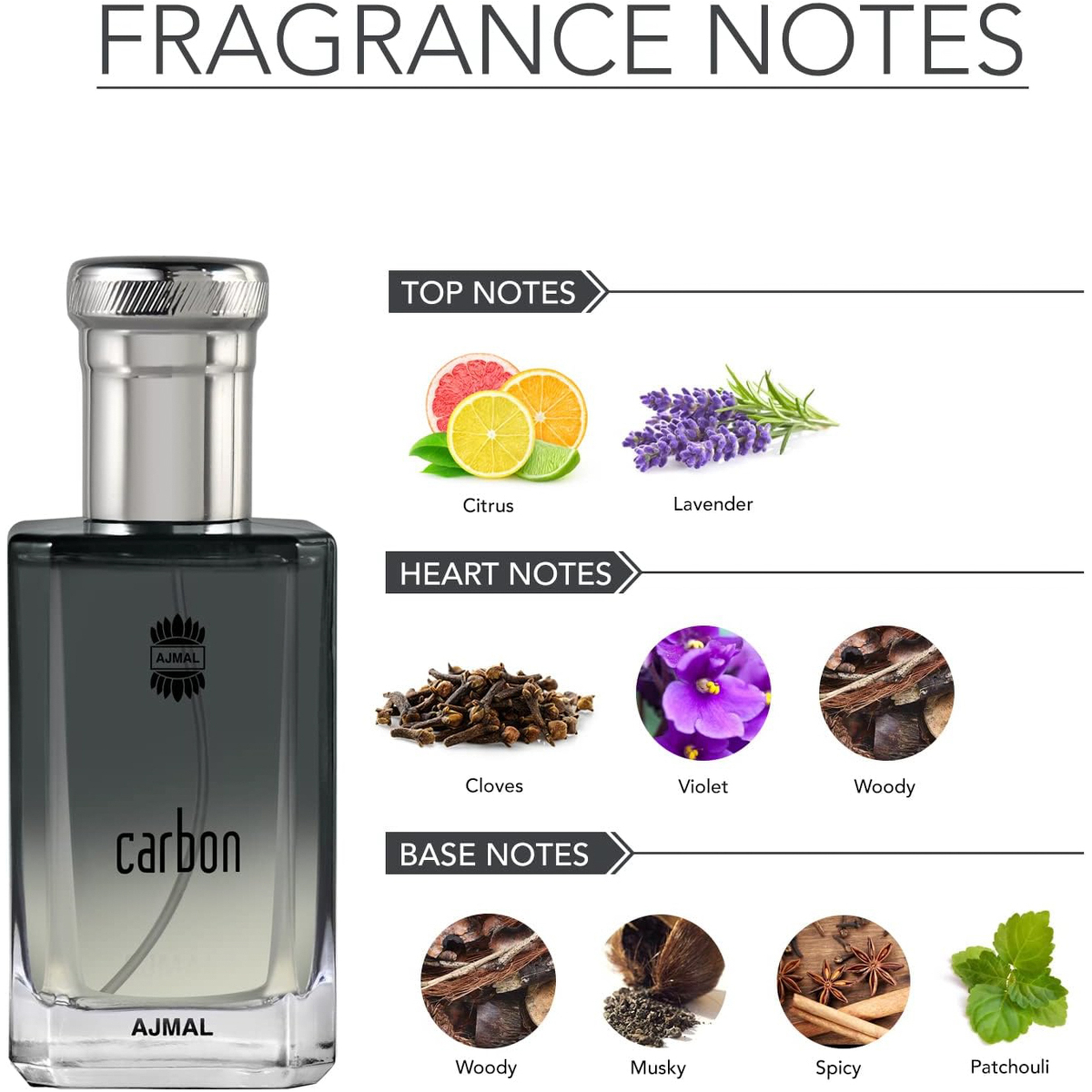 Ajmal Carbon For Eau De Parfum men 100Ml